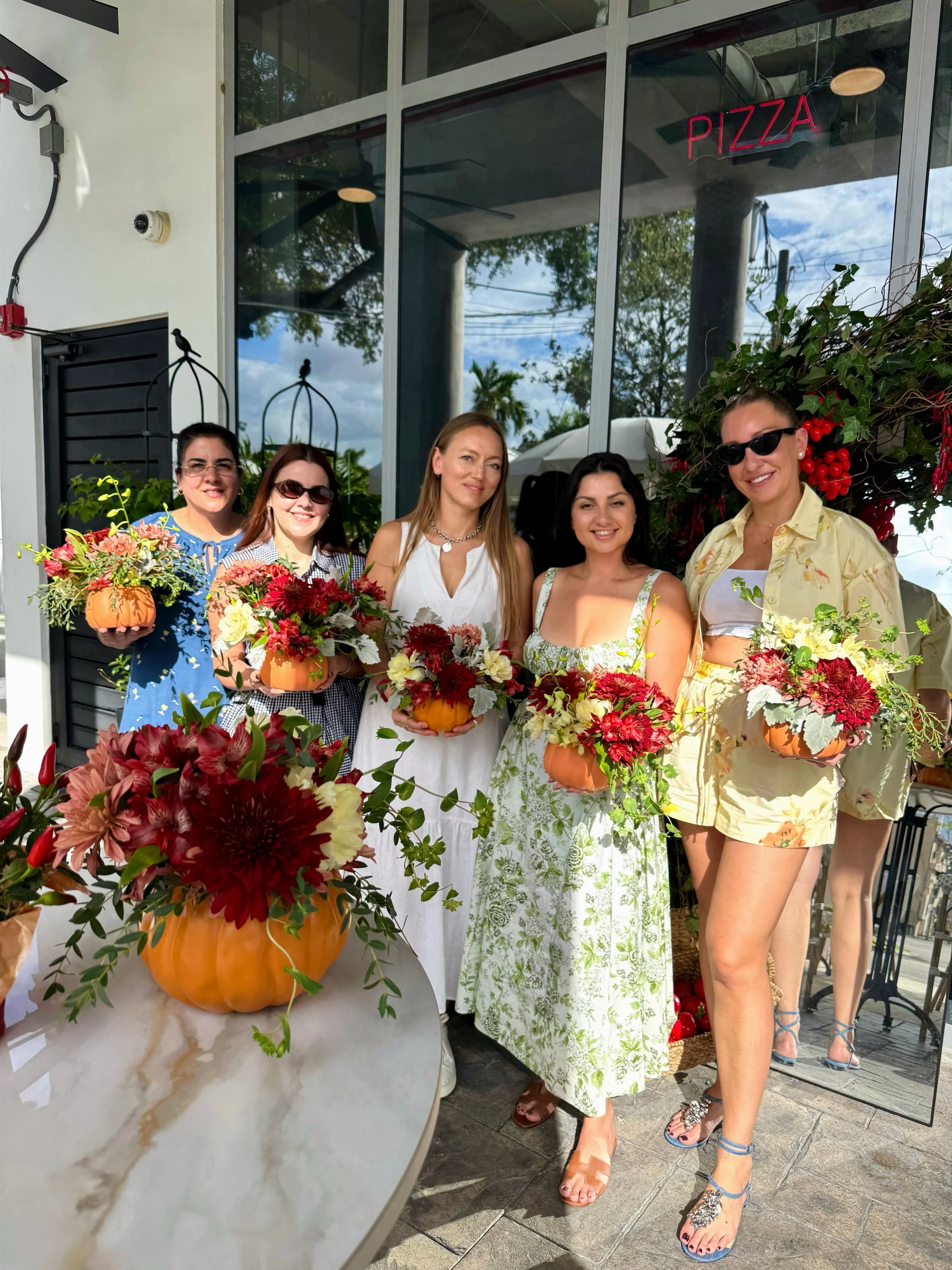   Everyone’s final arrangements. I love how each one turns out completely unique.  