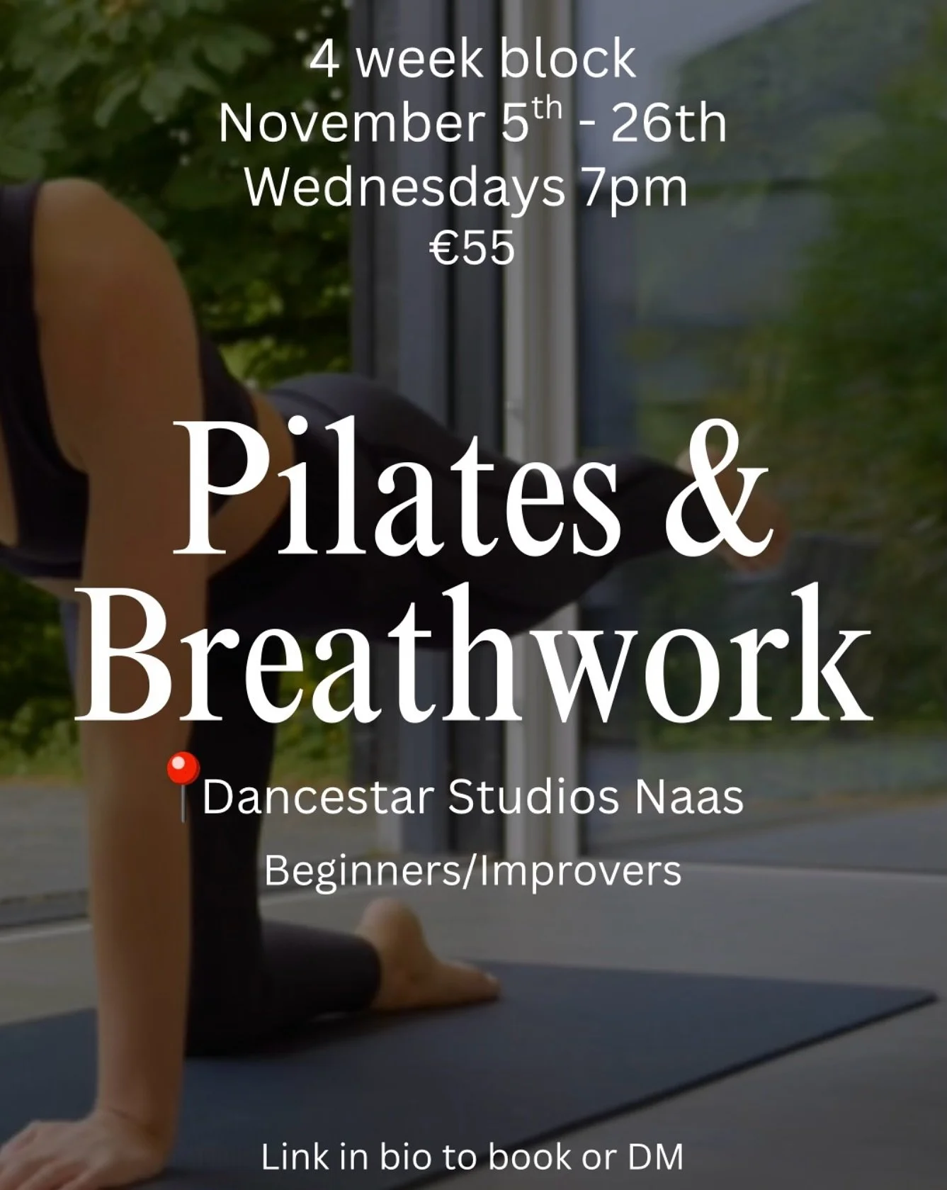 My November block is live for bookings 💛 

This is a 4 week block running every Wednesday at 7pm from November 5th - 26th and costs &euro;55 🤸🏼&zwj;♀️ 

What to expect: 
Recenter your body and mind in this uplifting 60-minute class. We start by wo