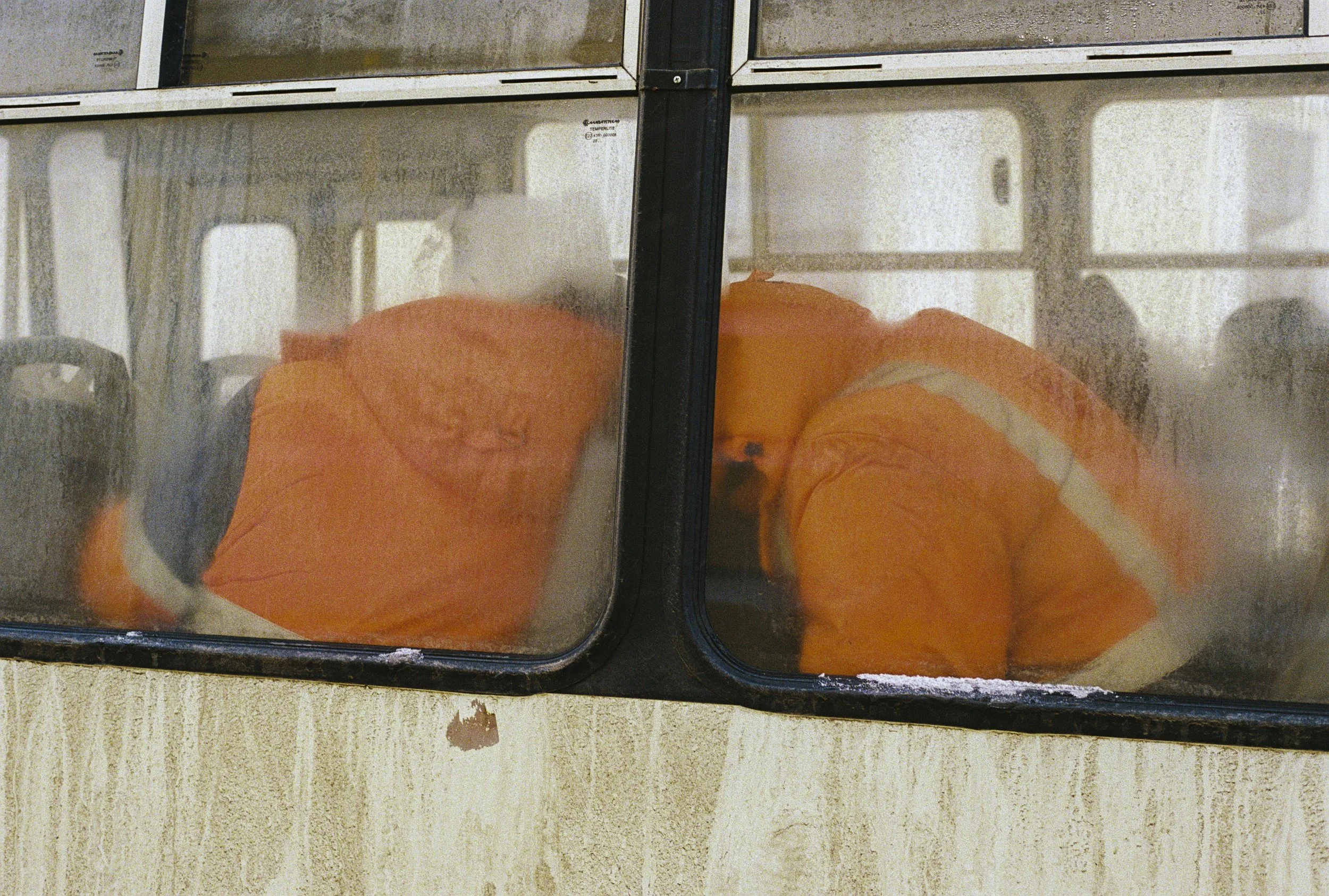 Workers After Snow Cleanup