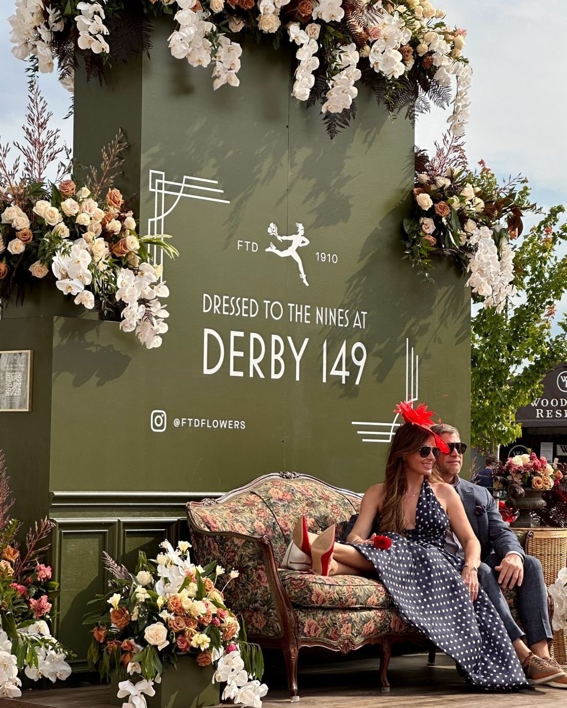 Hundreds of people stopped by to commemorate their Derby style.