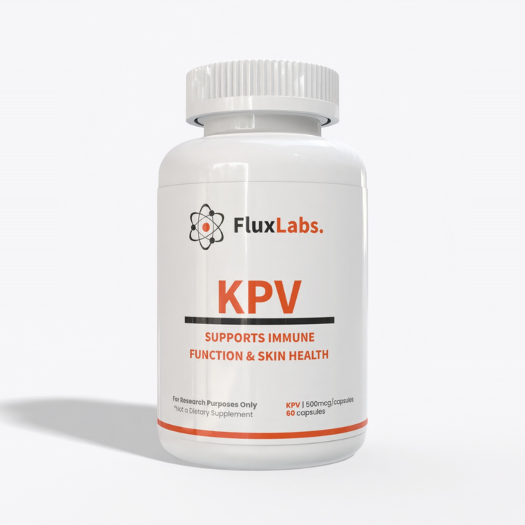 FluxLabs KPV research compound bottle