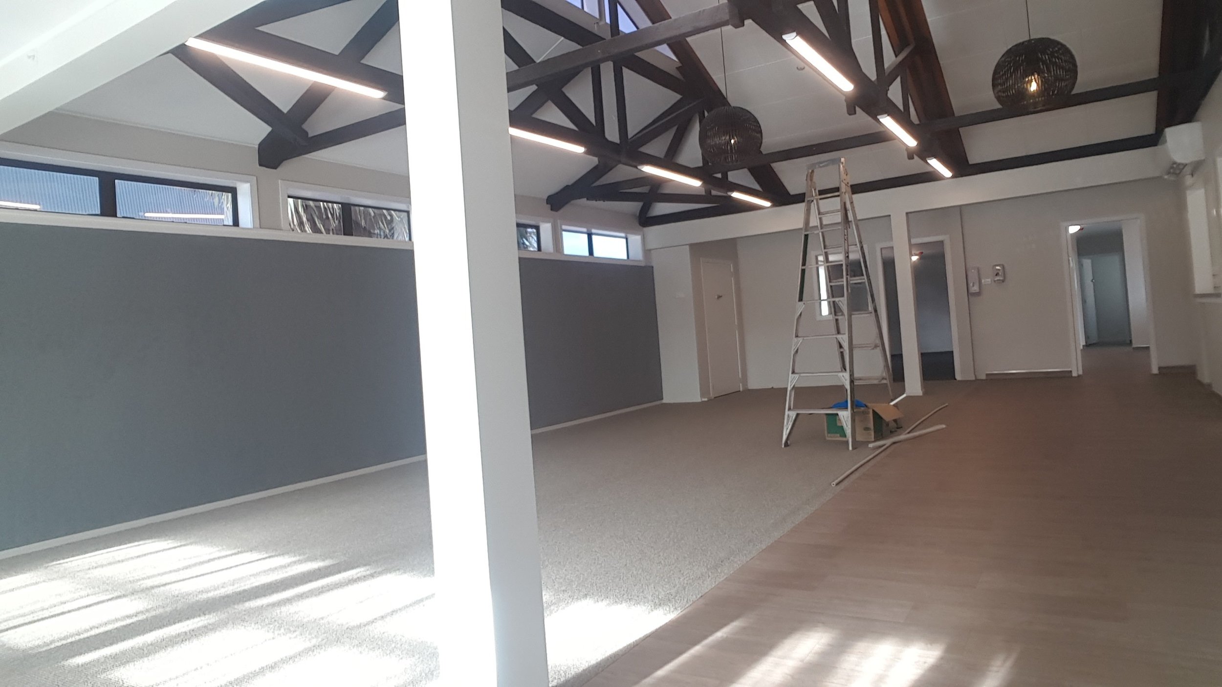 Repainting of open space learning room Taita Best Start 