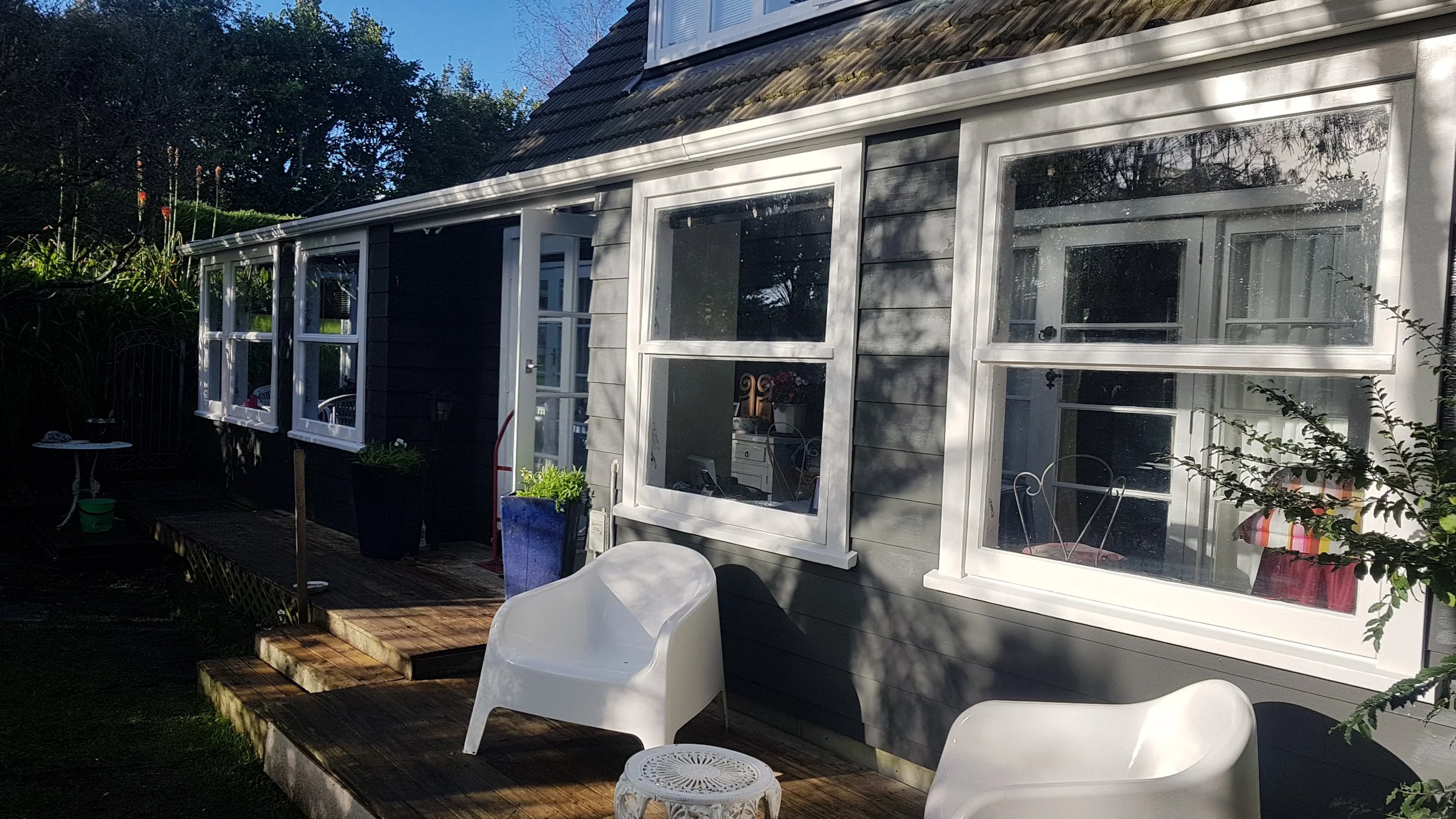 reinstate furniture and potplants. 