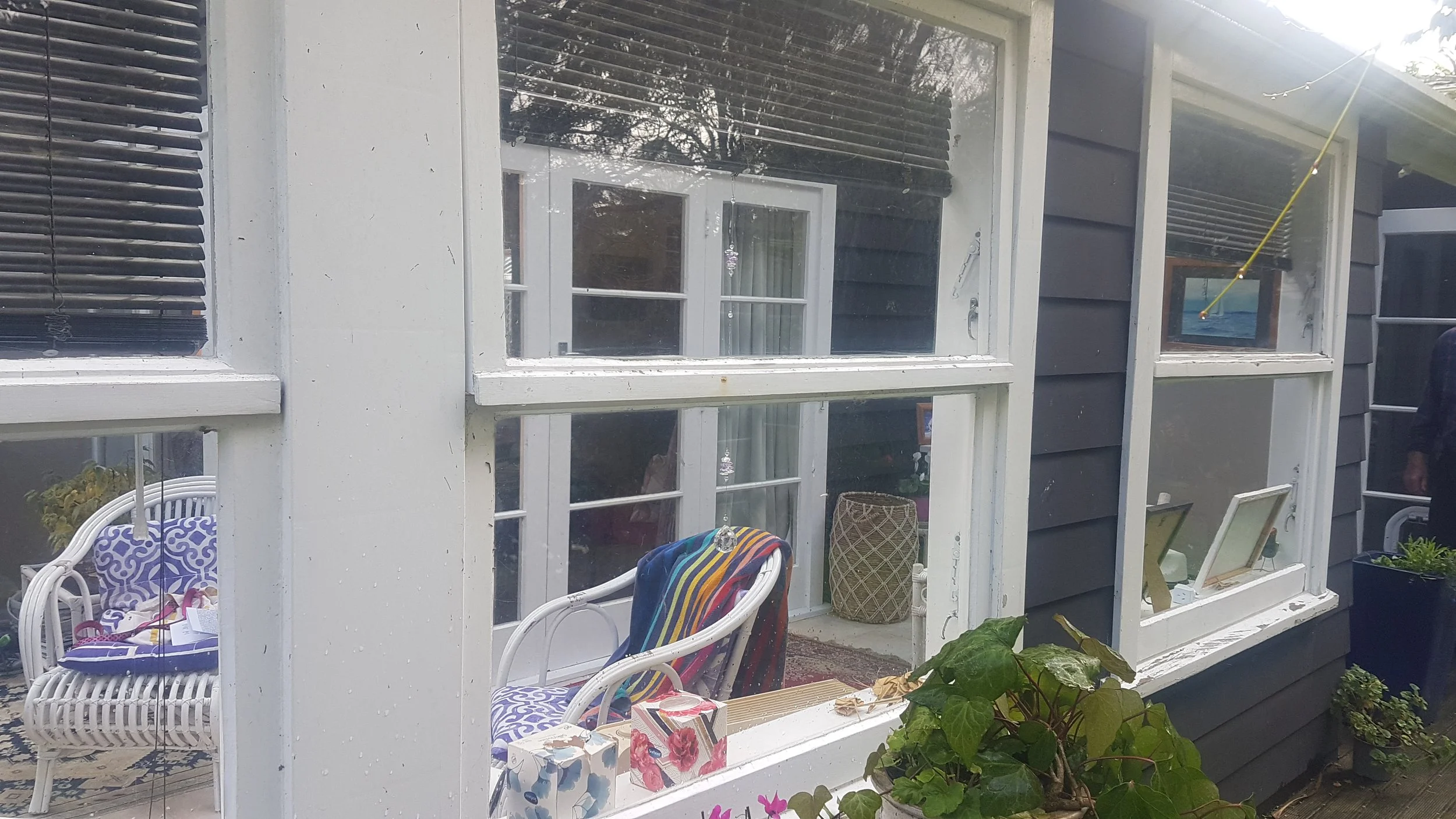 showing defective paint work prior to repaint