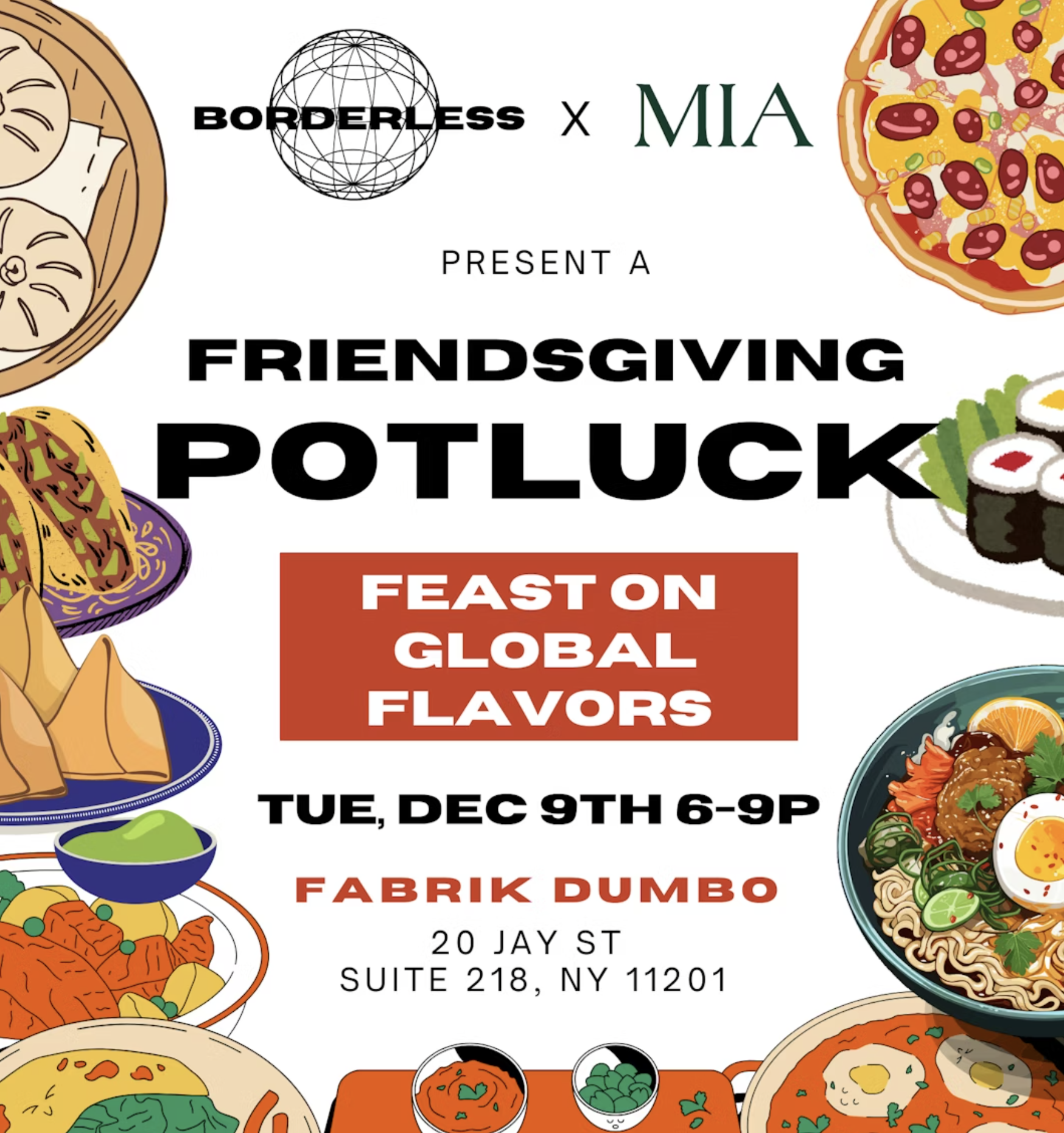 BORDERLESS FRIENDSGIVING w/ MIA