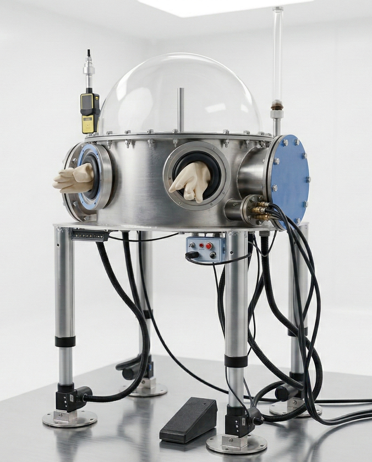 TRON E-24 Argon Weldstation — 99.999% argon purity closed-atmosphere GTAW system