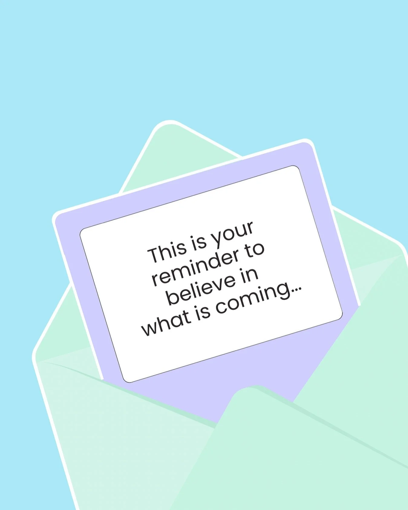This is your reminder to believe in what&rsquo;s coming.
✨ The vision, the dream, the next chapter &mdash; it&rsquo;s already finding its way to you.

🌸 Tag a fellow dreamer who needs this reminder today.

#DreamDesignDeliver #AloraCreativeSolutions
