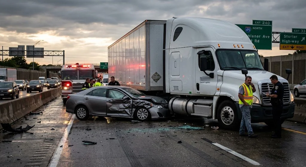 THE MOST DANGEROUS LIE ON THE ROAD: "If I can see the truck’s mirrors, they can see me."