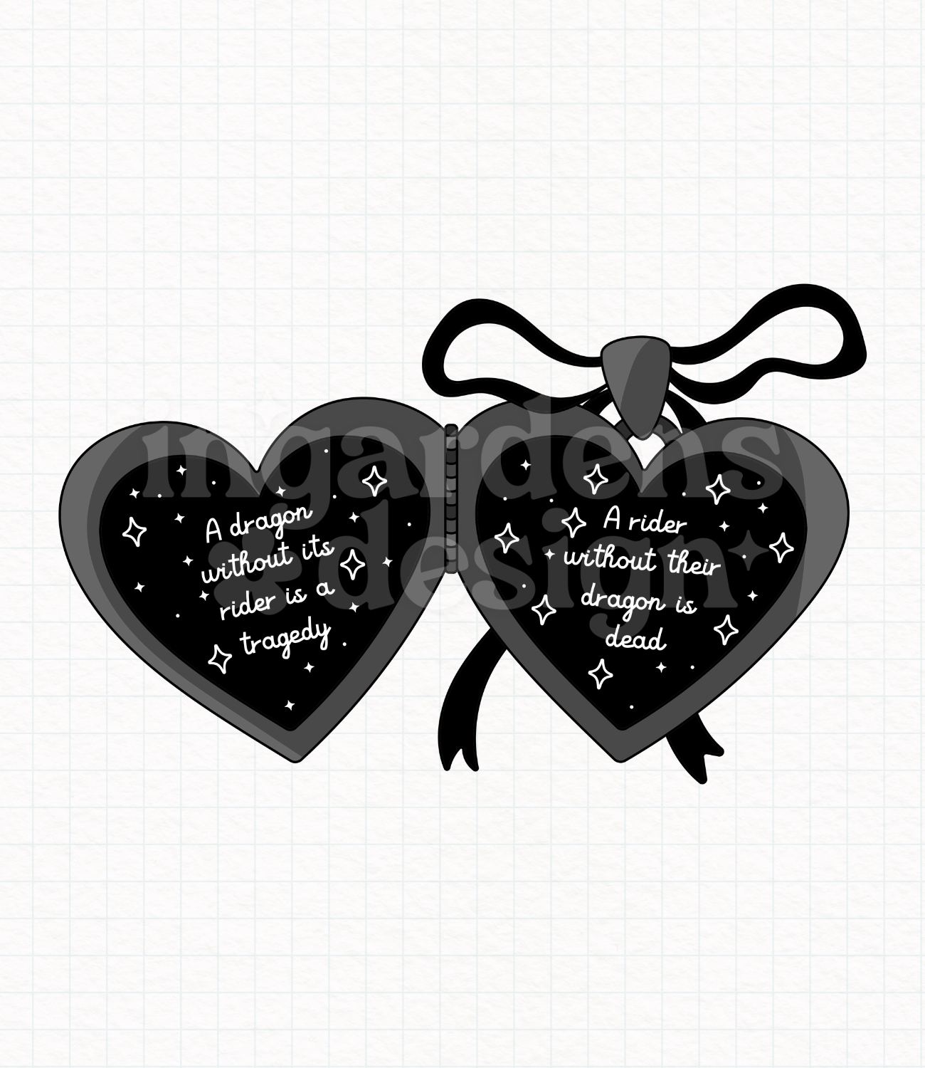 Fourth Wing Locket // Digital Download