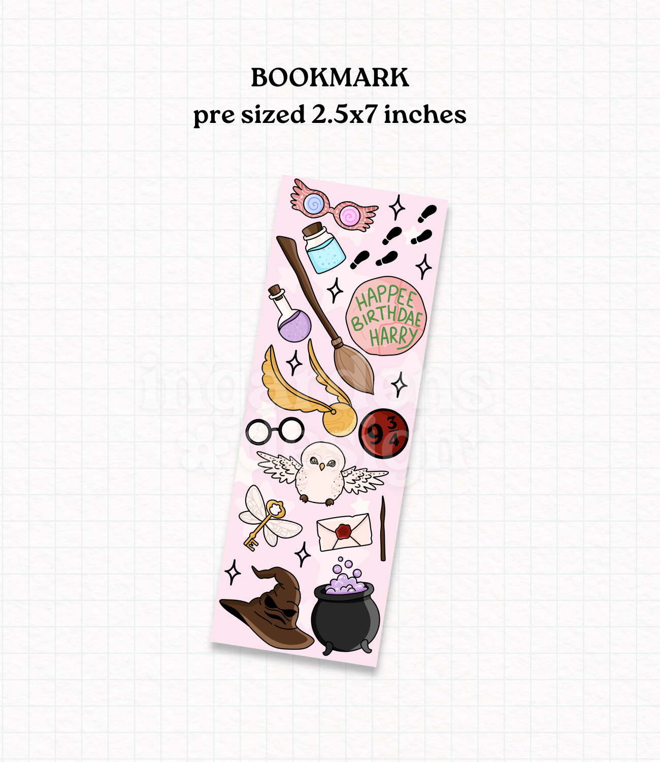 Wizard // Bookmark // Digital Download