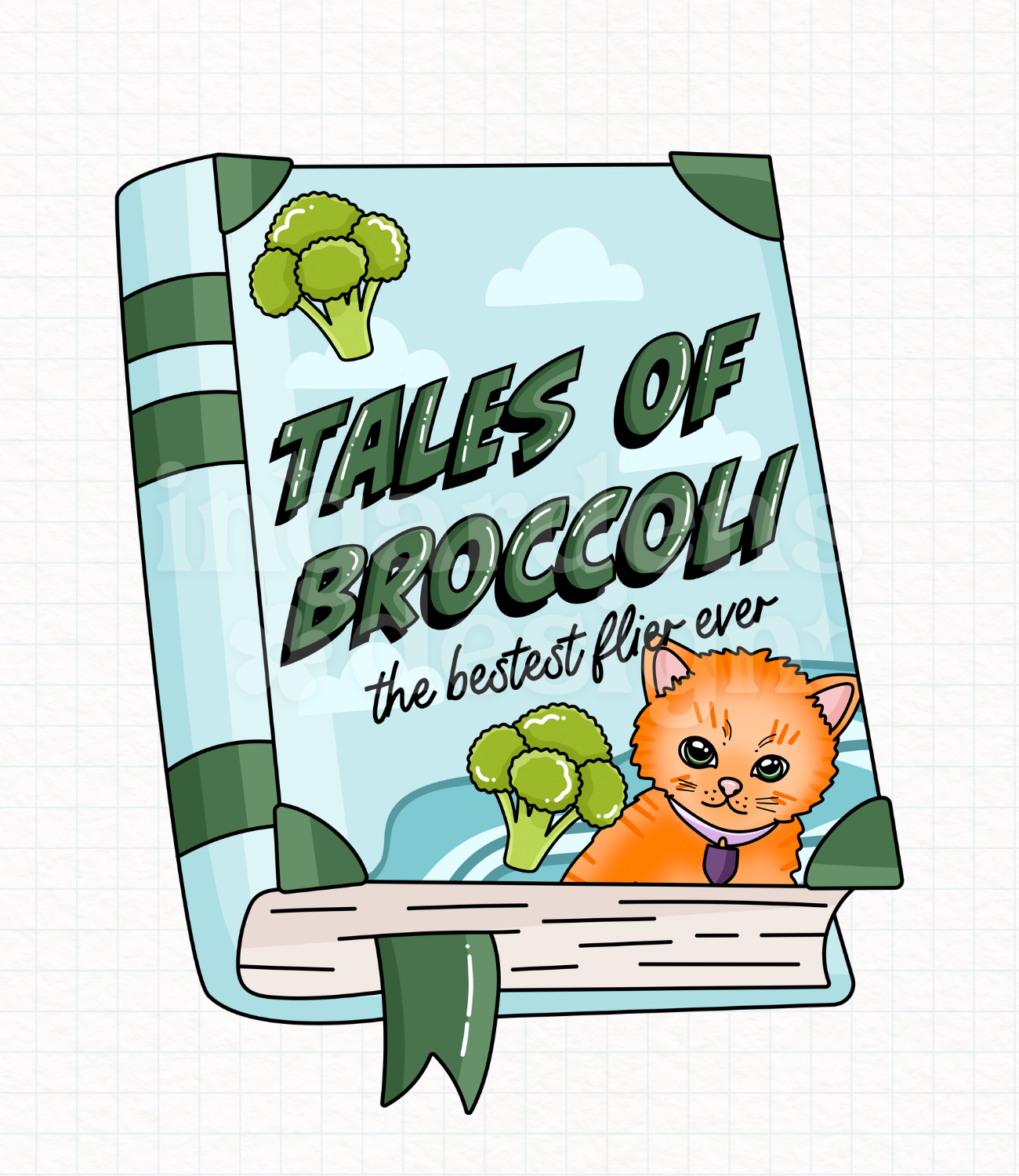 Fourth Wing Broccoli Book // Digital Download