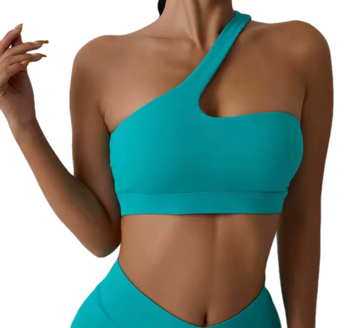 One Shoulder Sports Bra