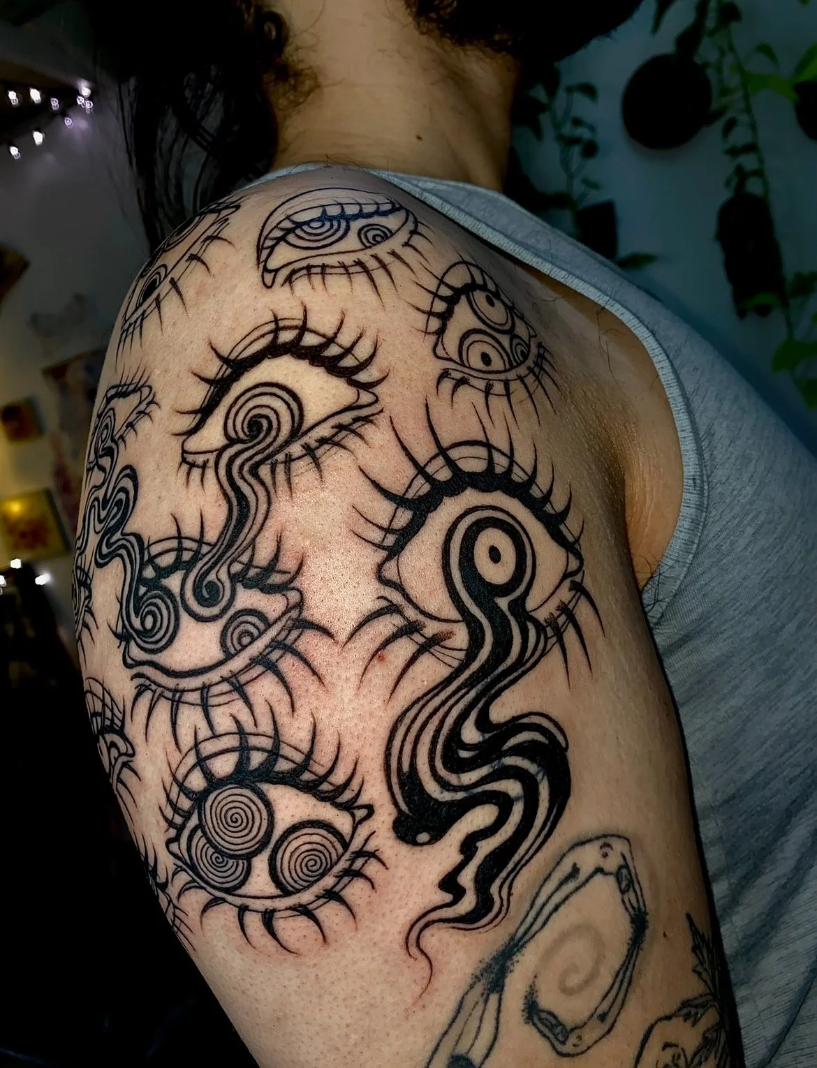 Abstract tattoo by Arville Persons