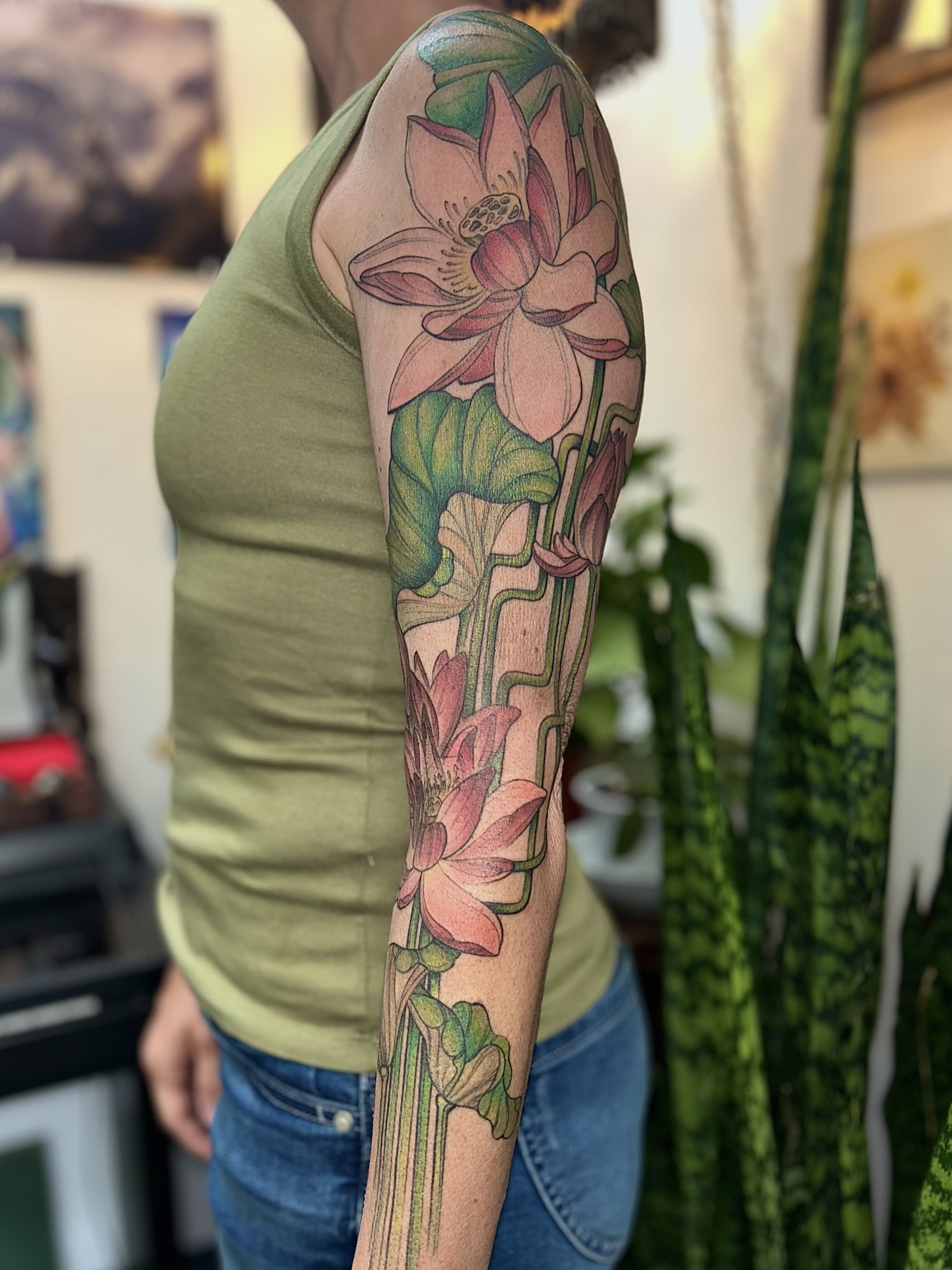 Lotus Tattoo by Arville Persons
