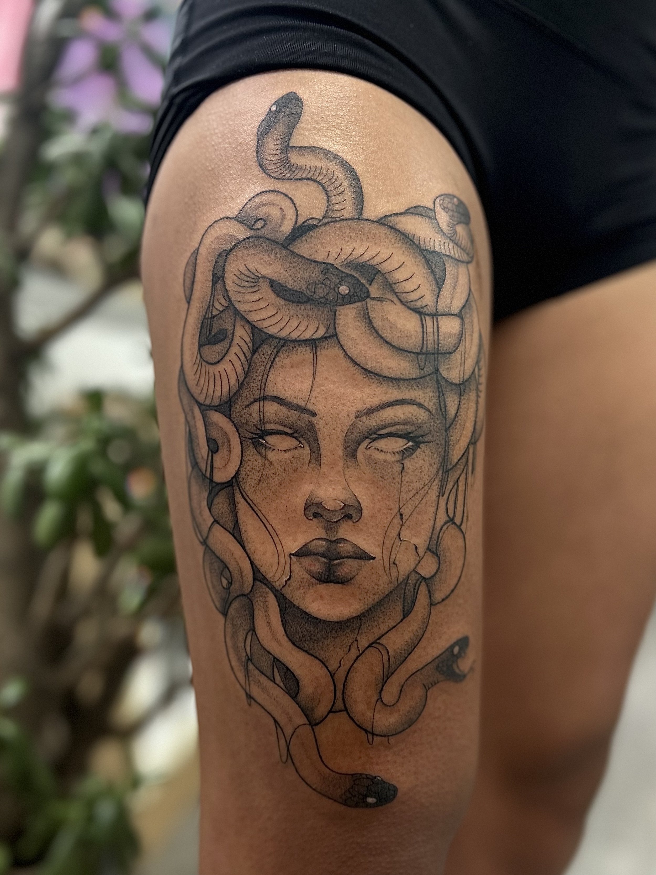 Medusa tattoo by Arville Persons