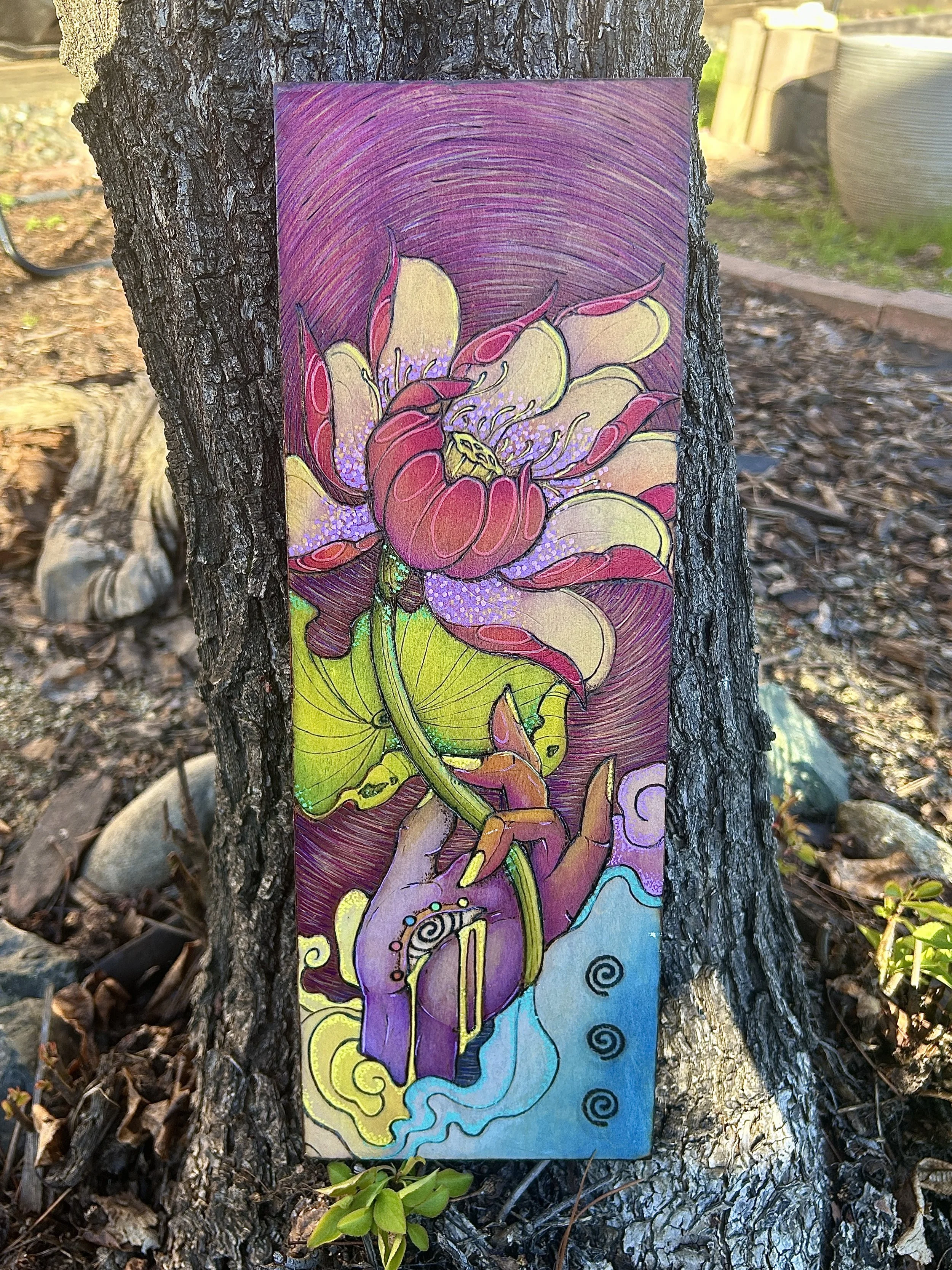 Lotus Bloom- an portal of transformation
(sold)