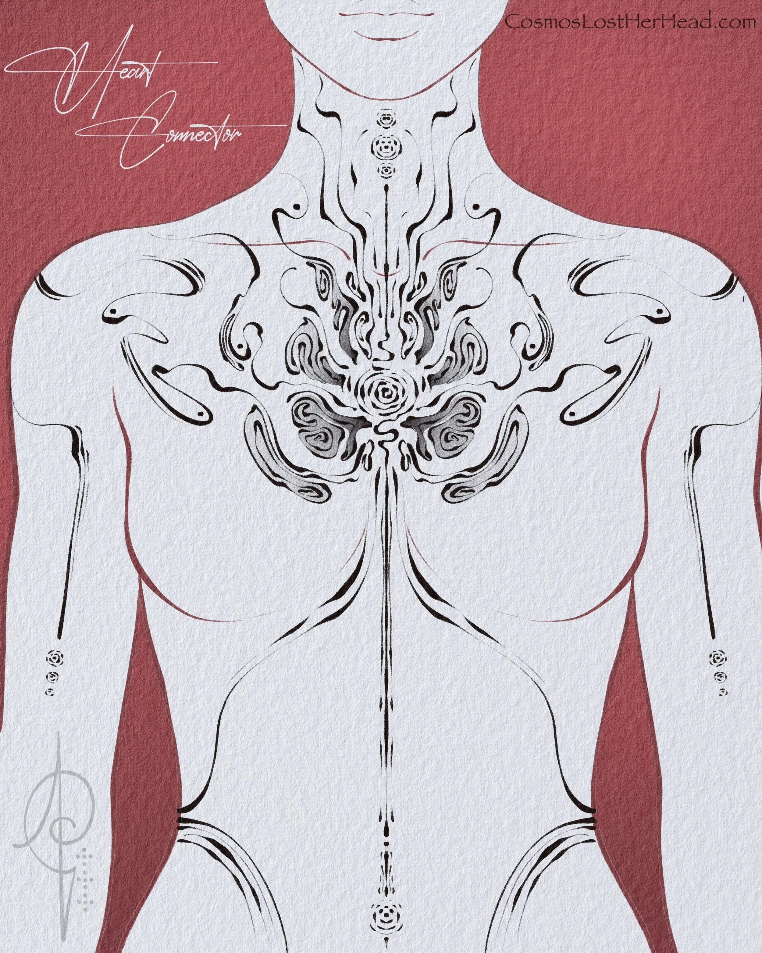 𖤓&rlm;𖦹𝐅𝐥𝐨𝐰 𝐒𝐞𝐫𝐢𝐞𝐬 𝐂𝐨𝐧𝐭.𖦹𖤓

Further expanding on my Flow Series, these four available designs explore different pathways of energy through the body: connection, synergy, expansion and integration.

𝑯𝒆𝒂𝒓𝒕 𝑪𝒐𝒏𝒏𝒆𝒄𝒕𝒐𝒓 ~exp