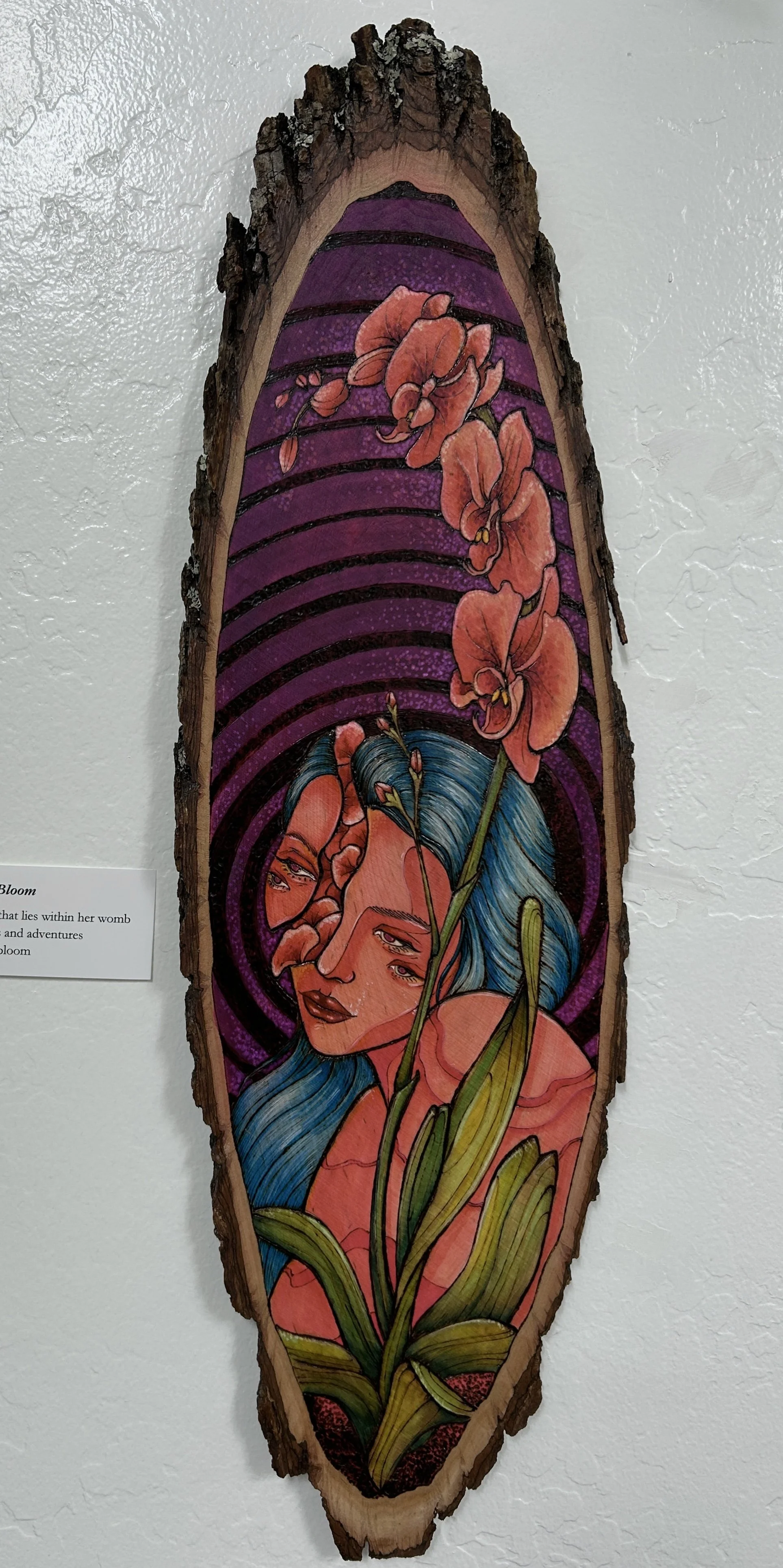 An Orchids Bloom-
for every seed that lies within her womb
holds mysteries and adventures
just waiting to bloom
(Sold)