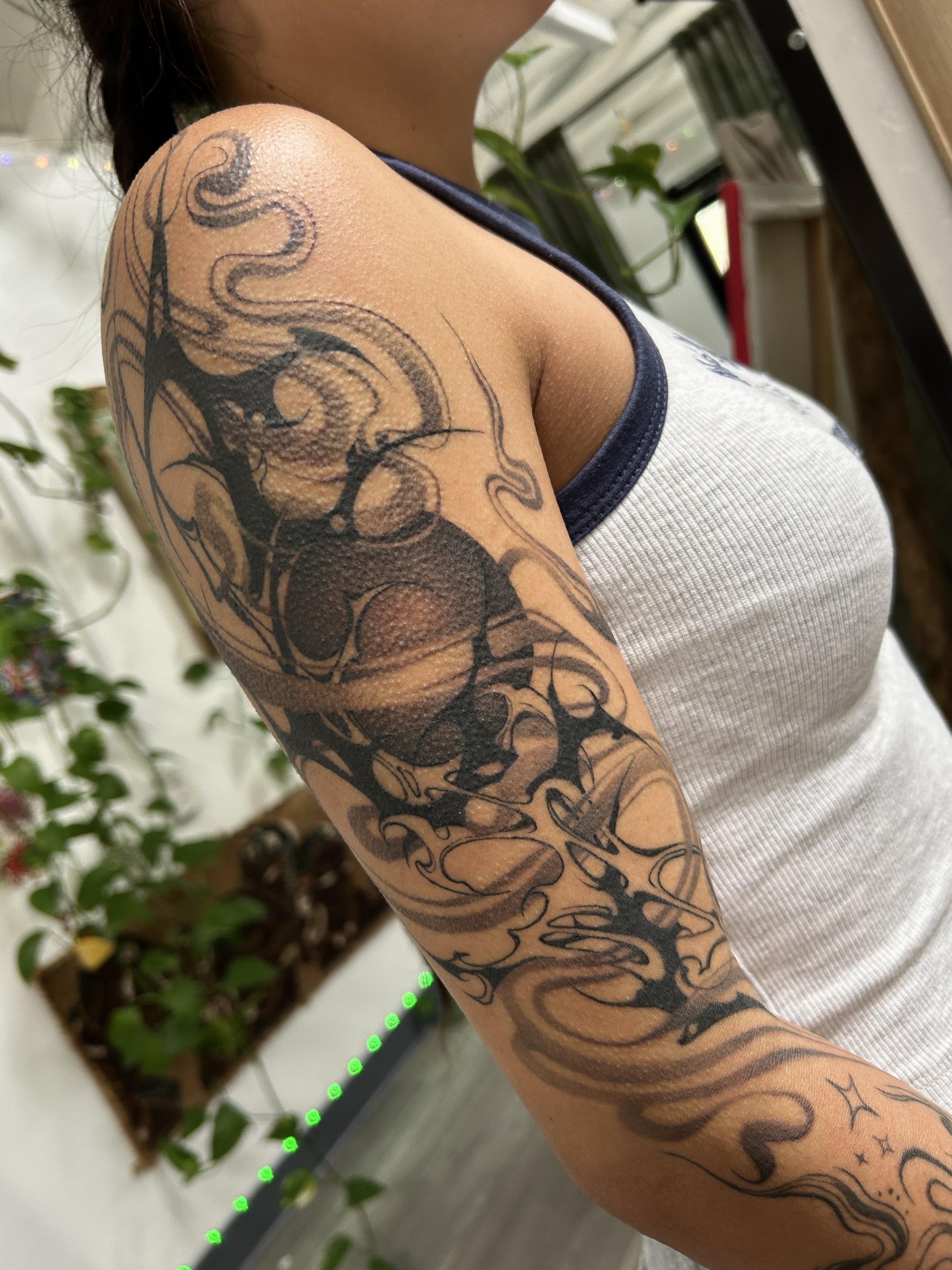 Flow tattoo by Arville Persons