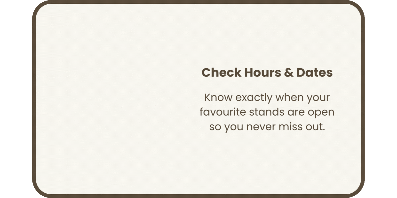 Check Hours and Dates