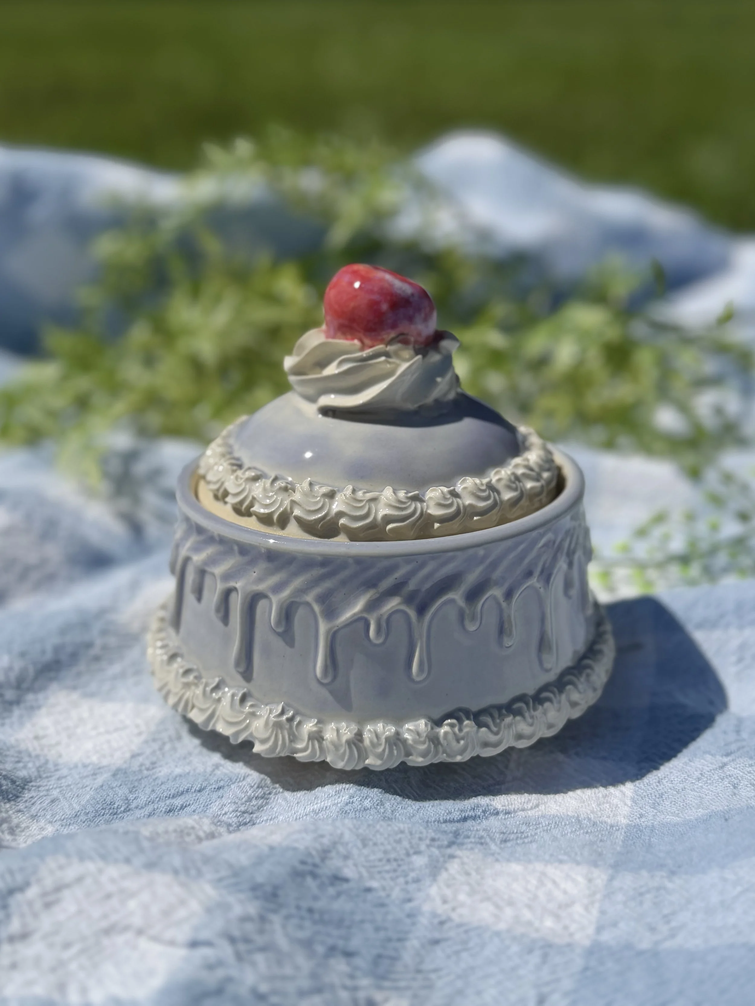 small cherry cake