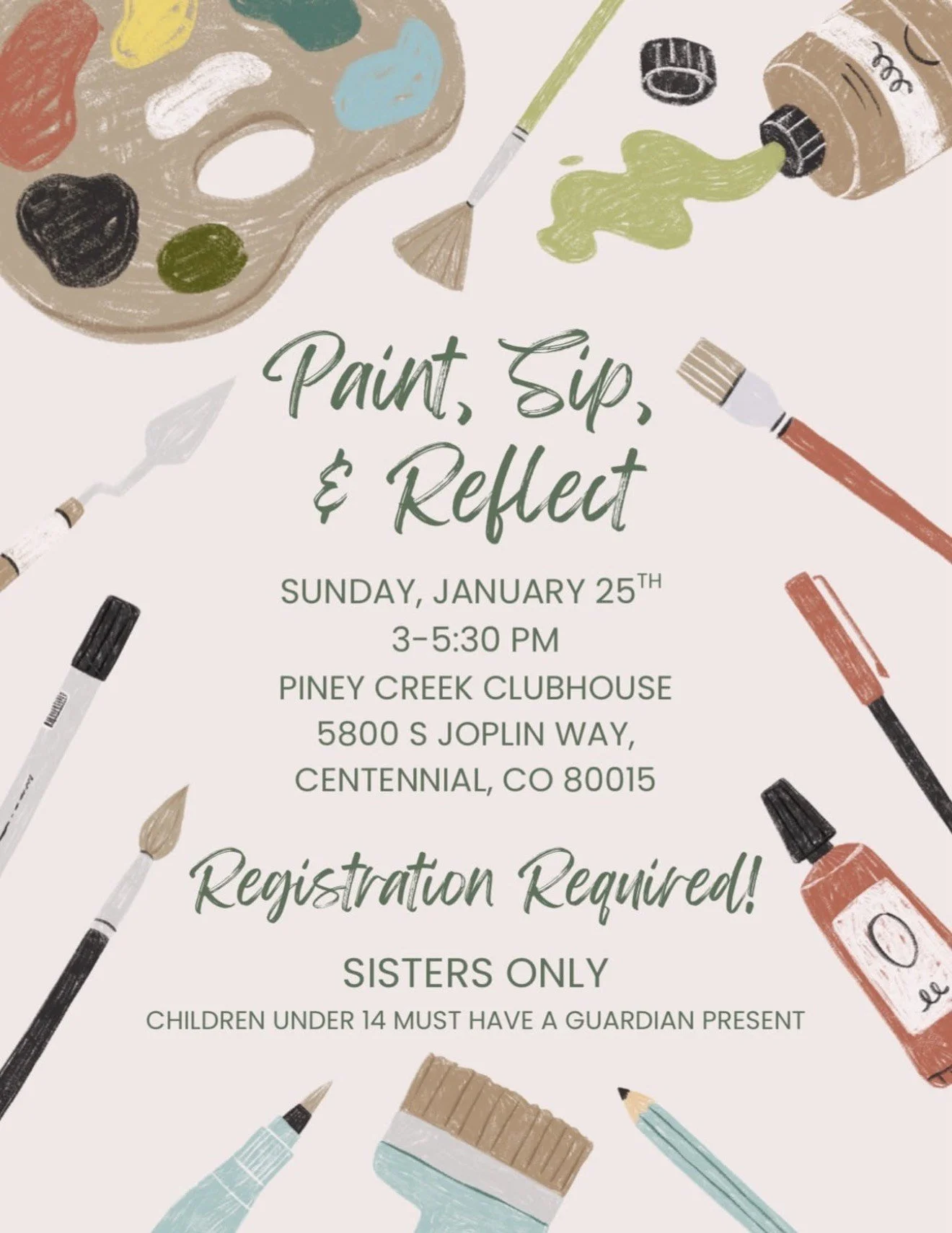 Paint, Sip, &amp; Reflect 