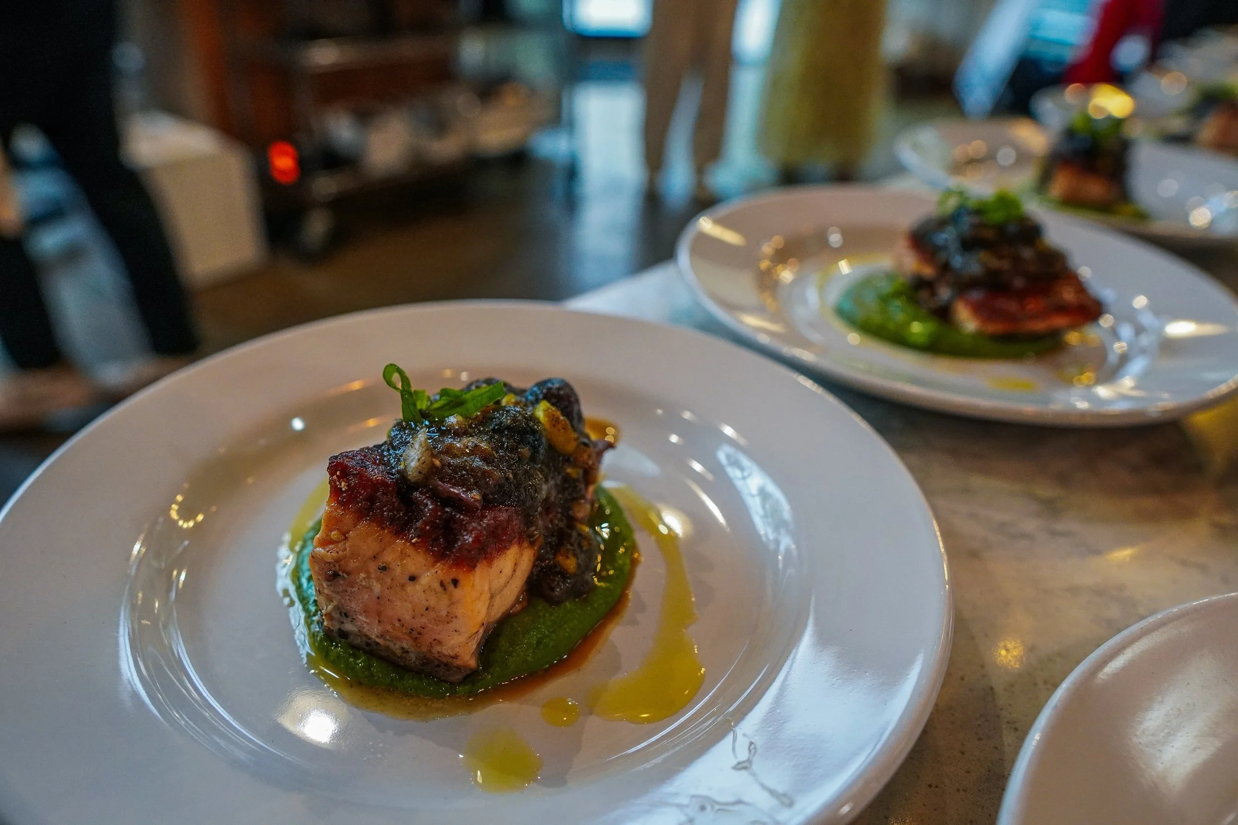 Had a great evening cooking, competing, and sharing food with guests and the team at @hudsontablebk 

Lots of great dishes, good conversations, and plenty of fun along the way. 🔥

#HudsonTable #ChefCompetition #FoodPhotography #ChefLife #BrooklynChe