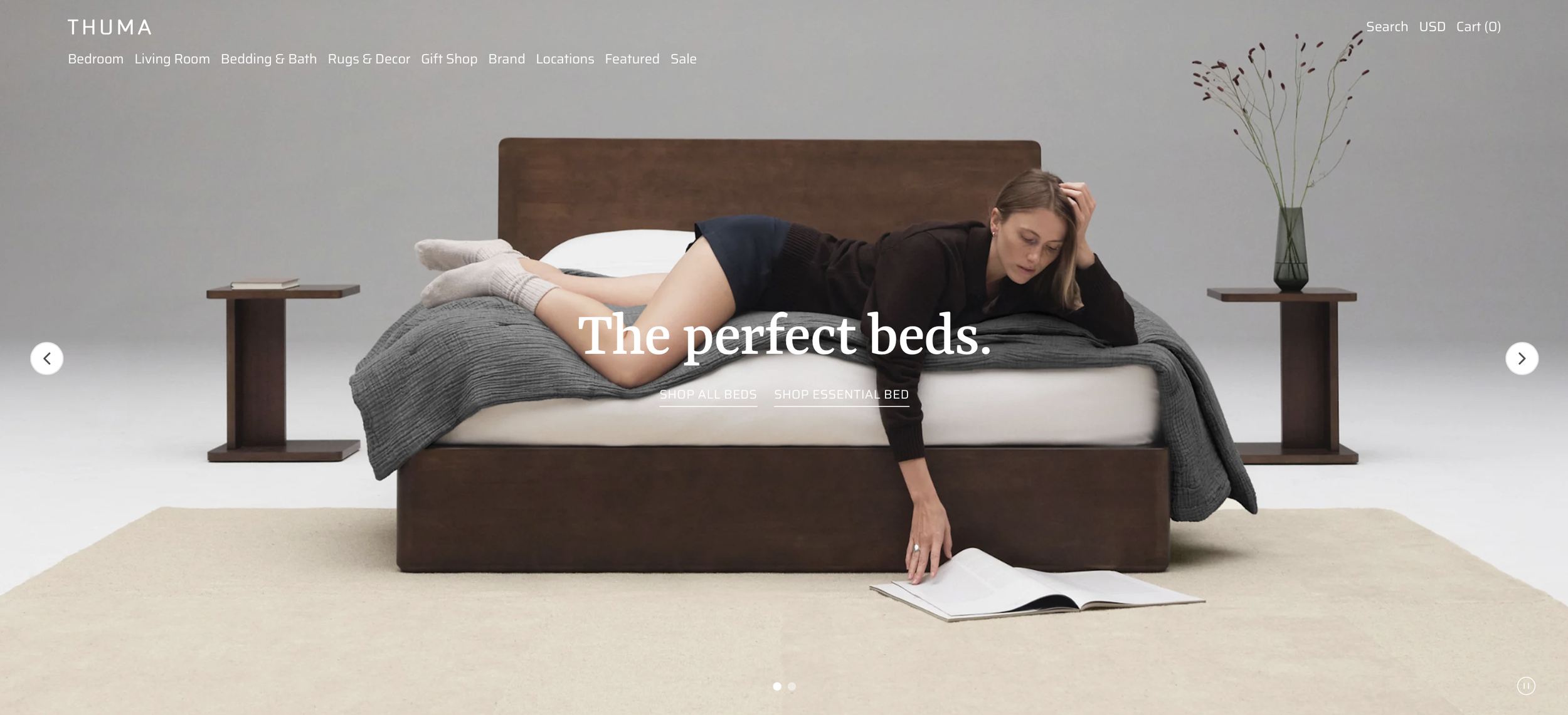 Thuma Beds editorial & ecommerce imagery / Styled by Alexis Asquith, assisted by me