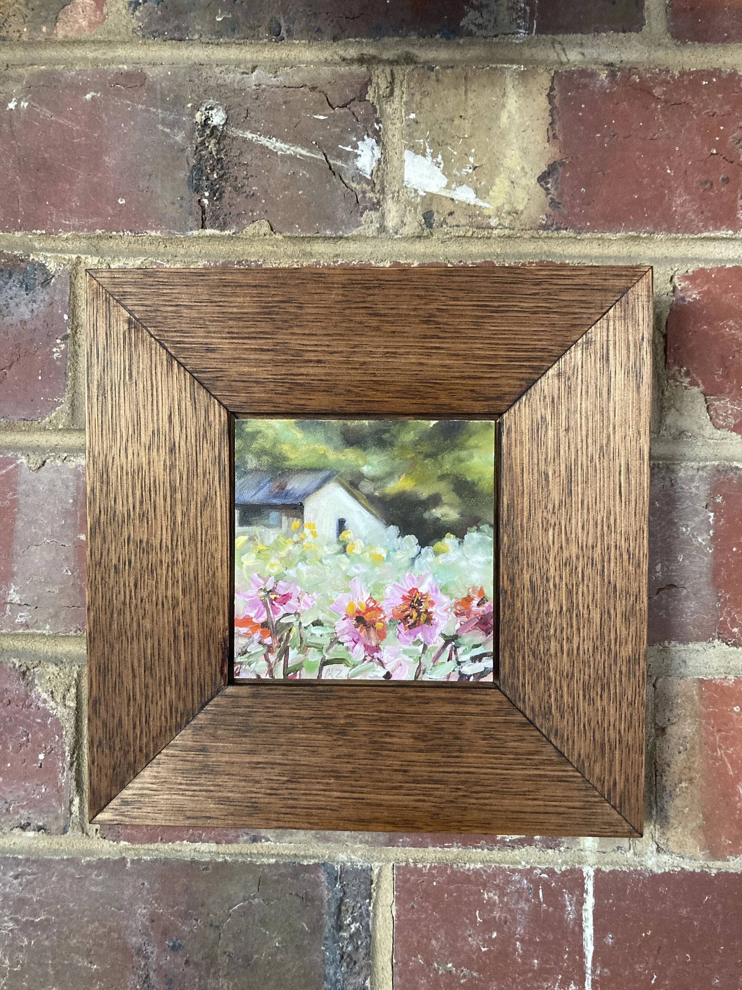 SOLD Potting Shed 22x22cm - Town & Country Gallery