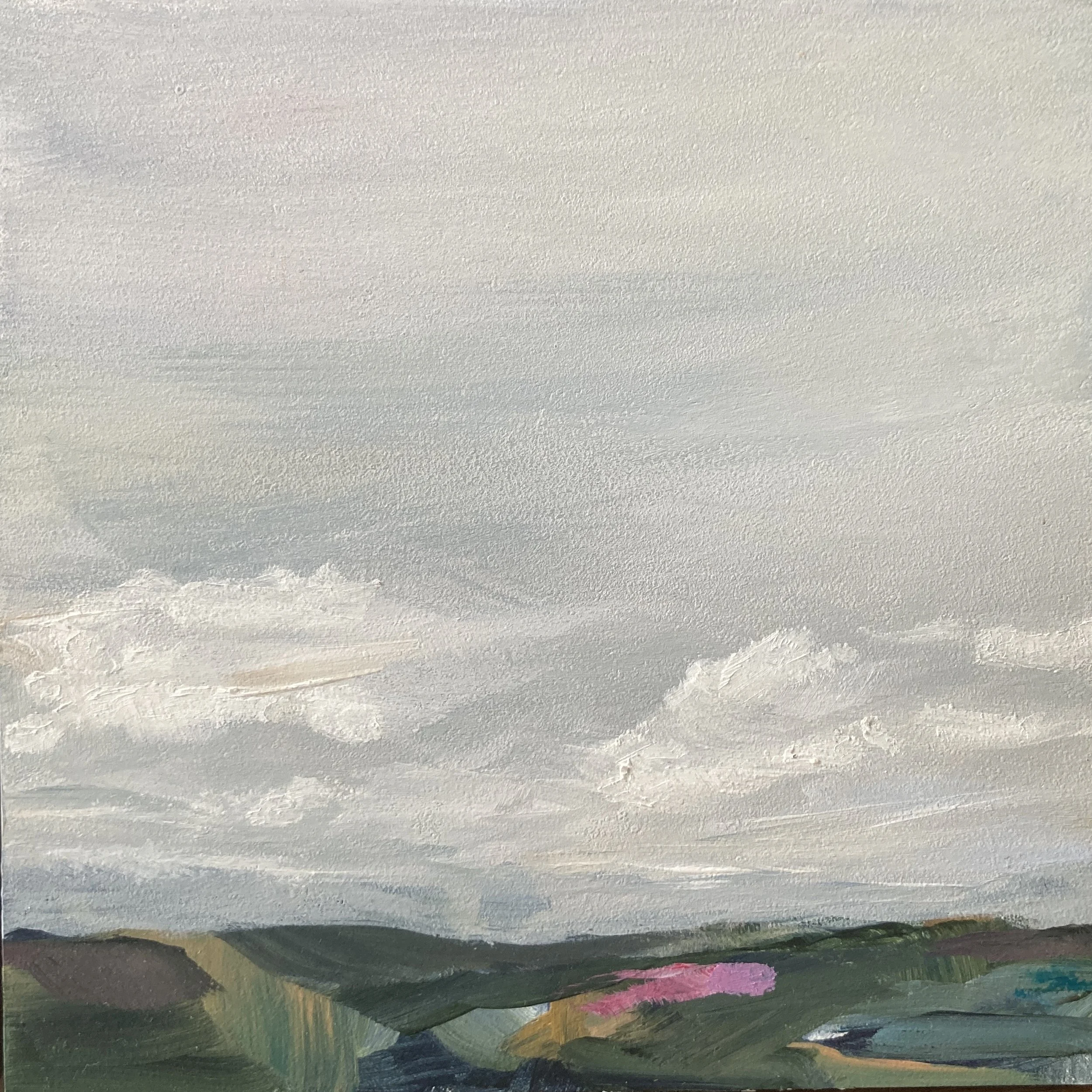 The Sky and Fields 14.5x14.5cm $150