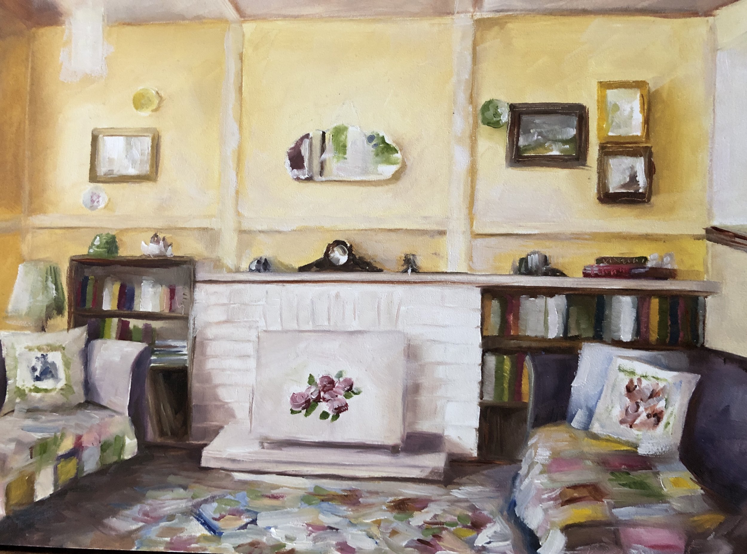 We have many beautiful little towns around Australia and many have houses that have history all through them.  In the furnishings, handmade rugs and things collected over lifetimes