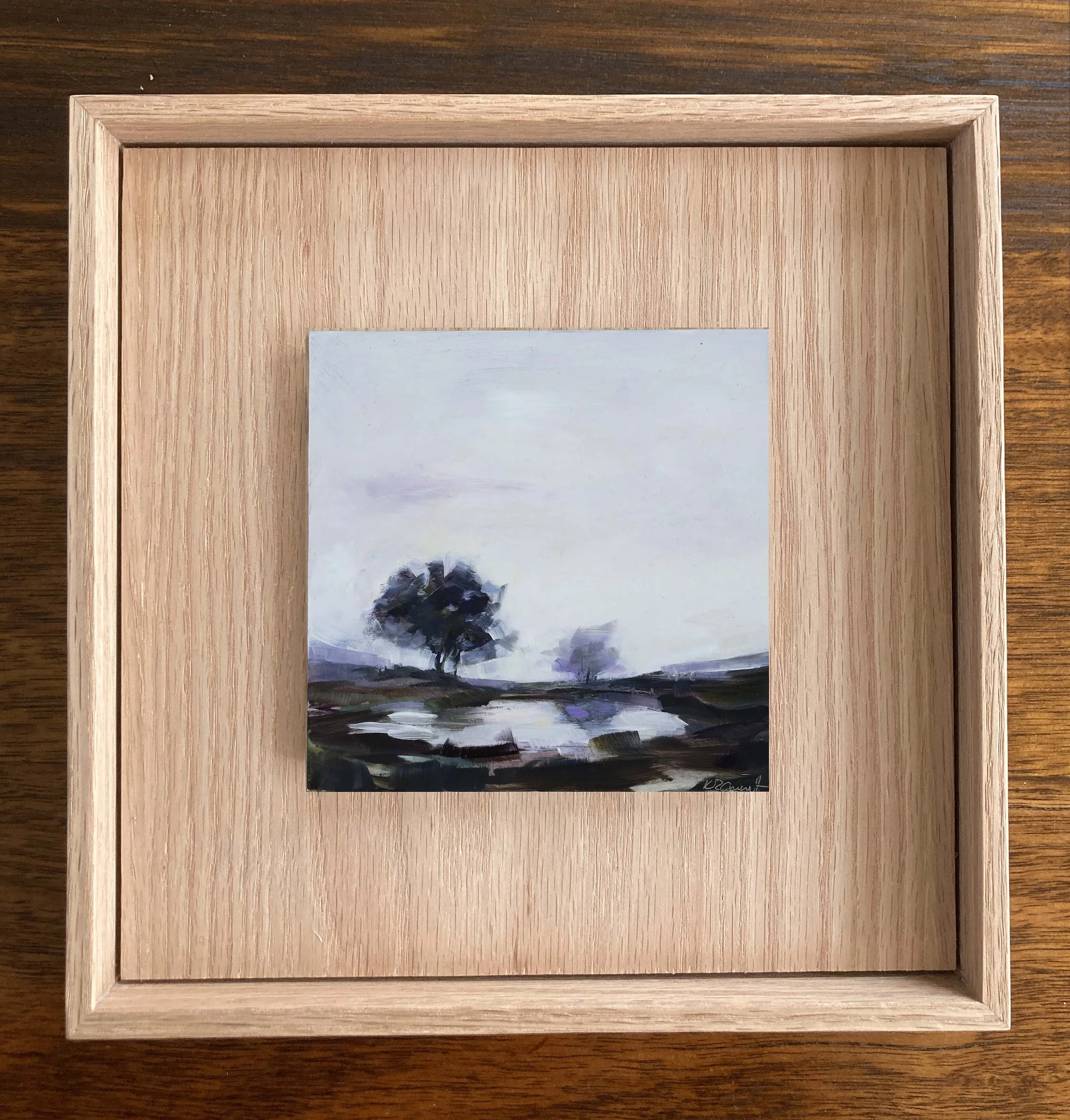 Winter Setting In 21x21cm - Art & Collectors Gallery