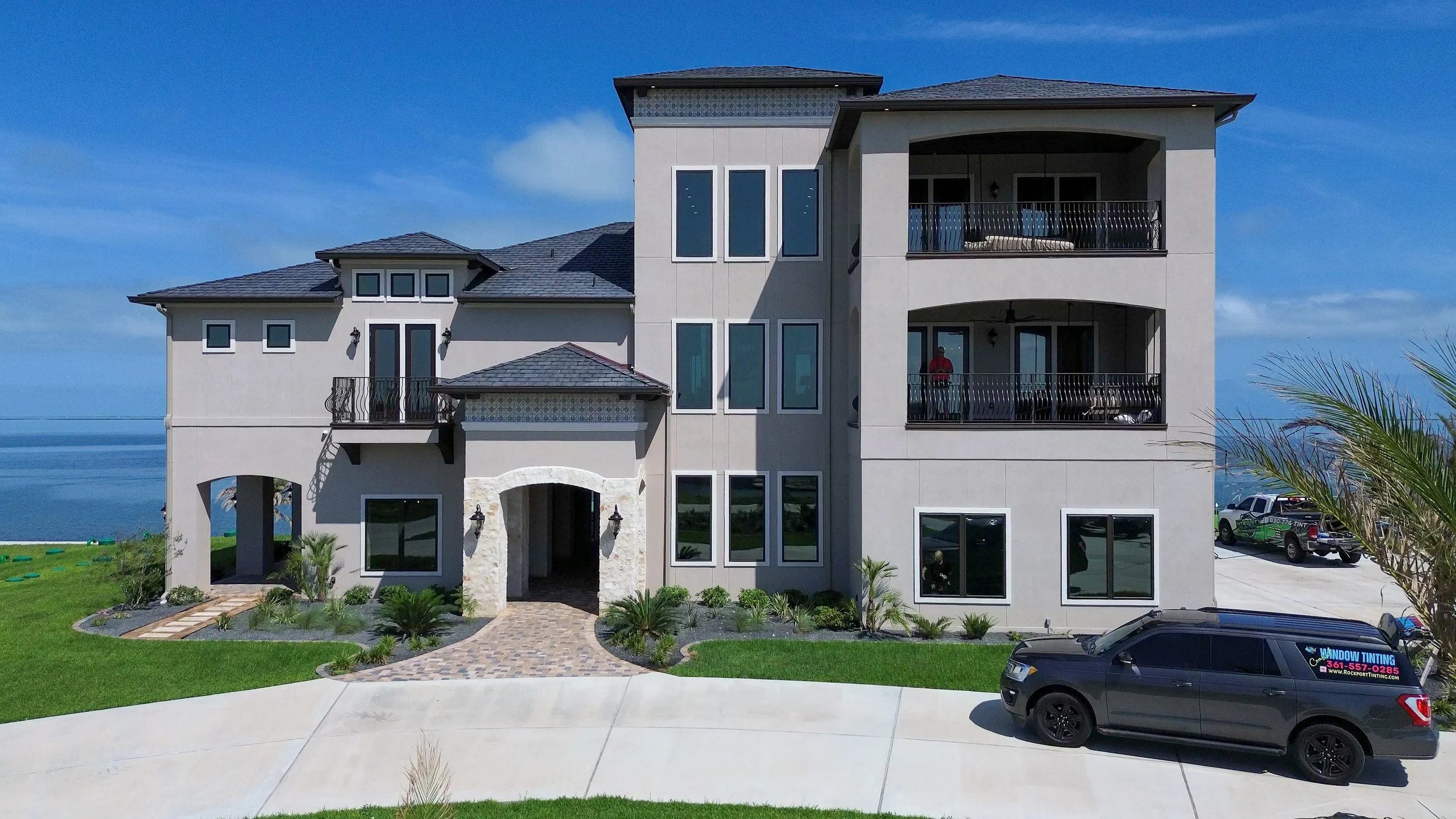 Residential window tint home window tint privacy film UV protection film coastal window tinting port aransas aransas pass rockport portland texas