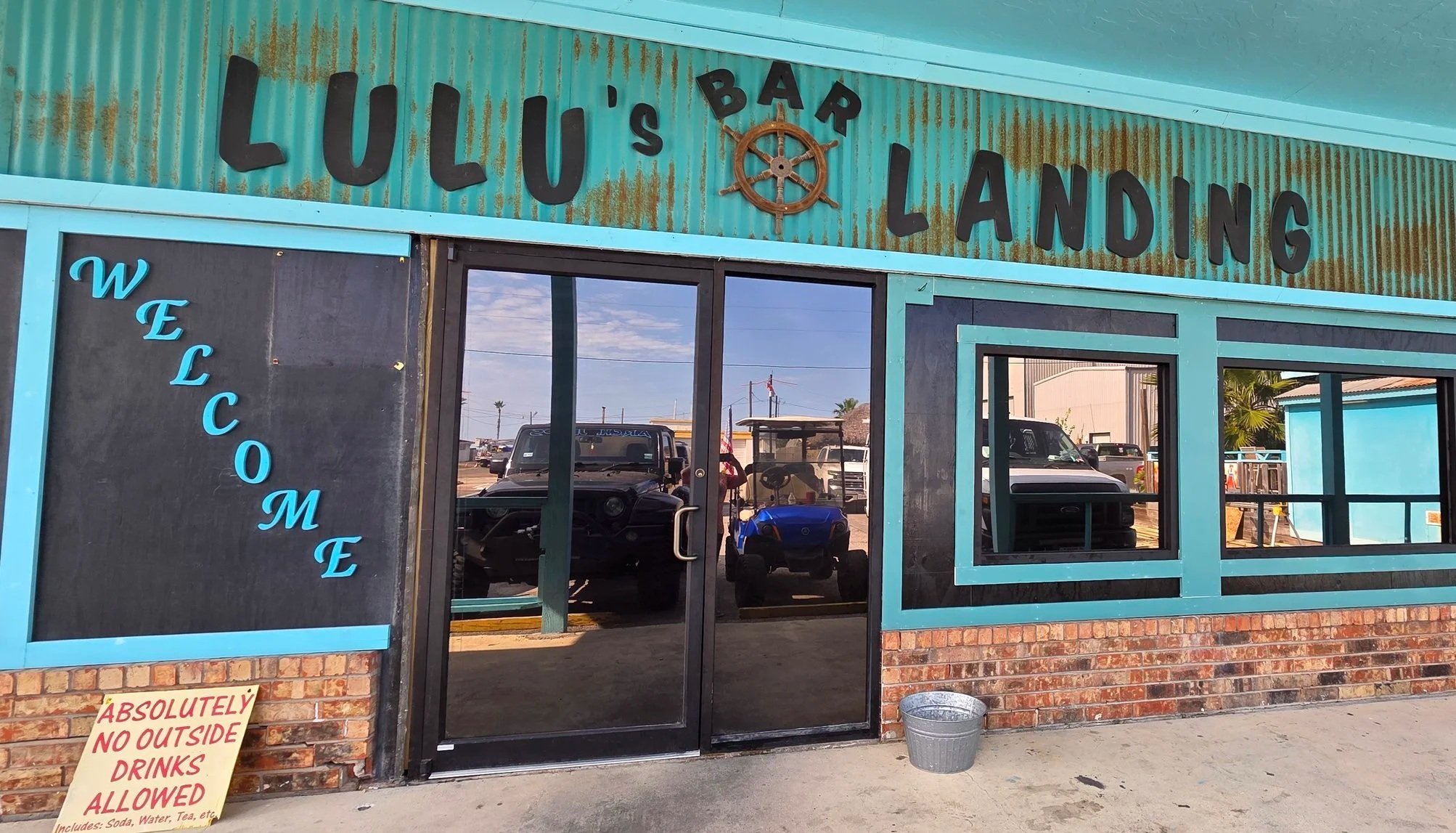 LuLu's Landing Fulton Texas Commercial Window Tint rockport texas coastal window tinting