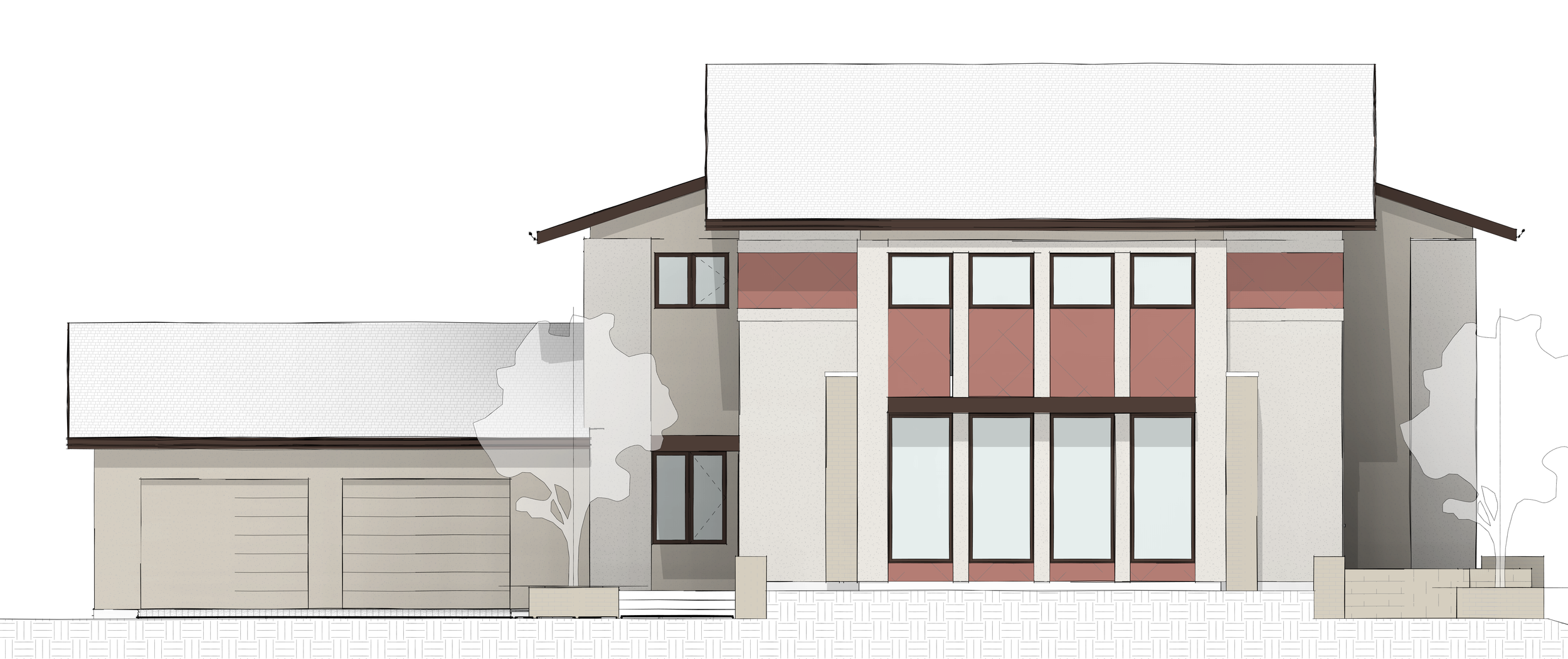 Thoughts on the Prairie - Elevation - south (presentation).png