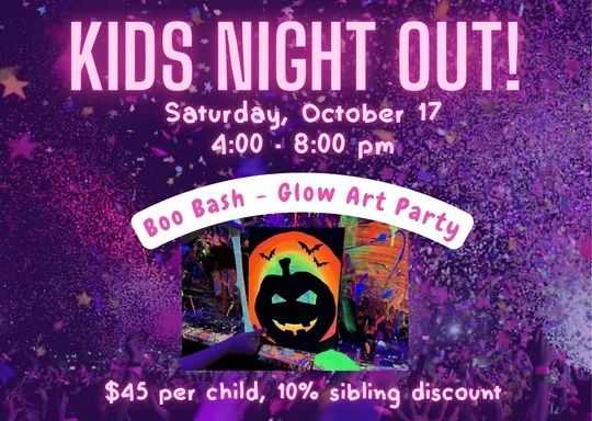 Kids Night Out: Boo Bash - Glow Art Party by Sweet Ridge Studios