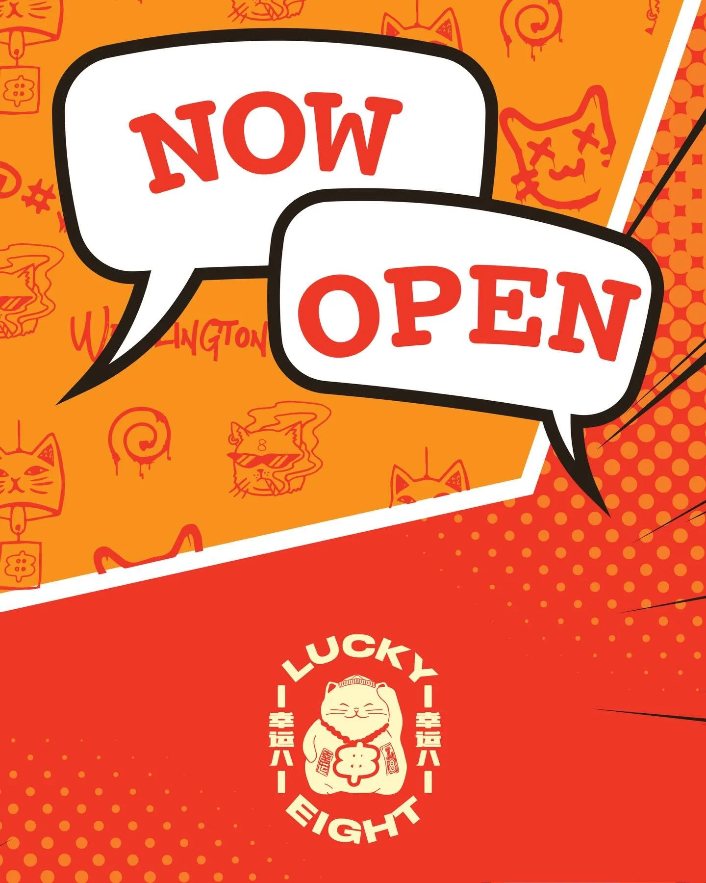 Wellington, the wait is over 👀
Lucky8 Wellington is now OPEN ✨
Good vibes, bold flavours, and unforgettable nights are waiting for you.
See you soon 🥢🍸
___
📍 16 Courtenay Place, Te Aro, Wellington 6011, New Zealand