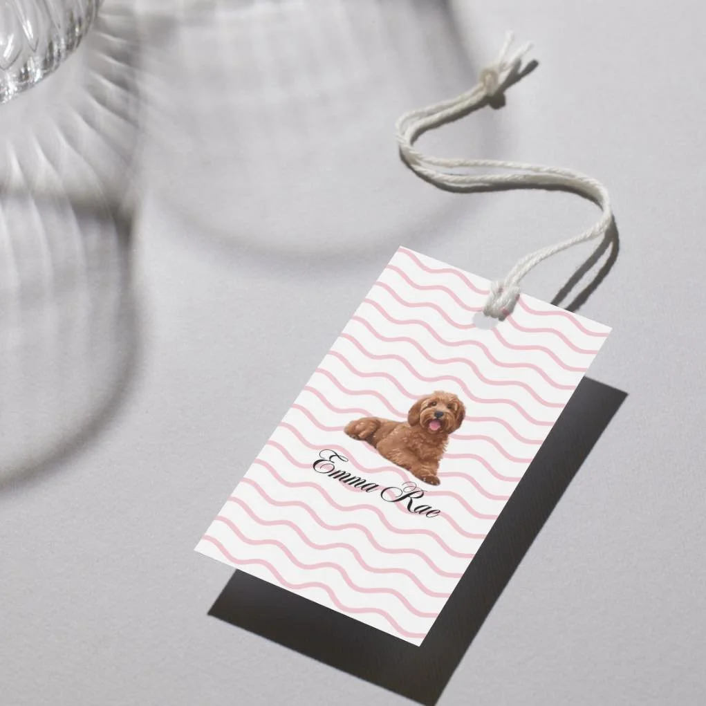 🎁✨ Personal touches make every gift unforgettable!
Check out this custom gift tag featuring Emma Rae 🐾💗 &ndash; the perfect way to add charm and personality to any package.

💌 Designed with love by J Designs &ndash; because the details matter.

#