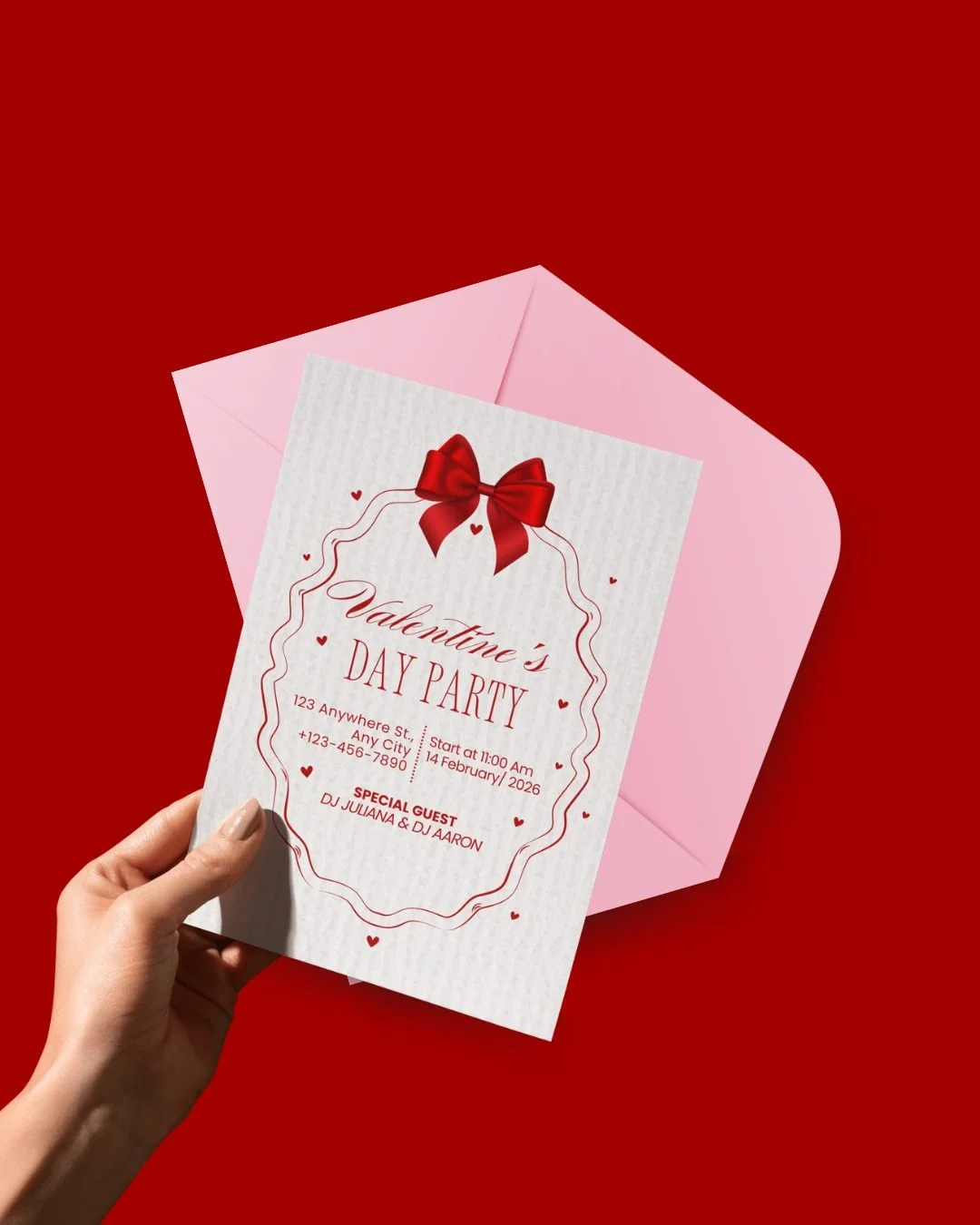 Valentine&rsquo;s Day party invite mockup 💘

I design fully custom invitations and event stationery tailored to your celebration&mdash;from colors and fonts to layout and details.

Perfect for parties, showers, birthdays, weddings, and more 🤍

Digi