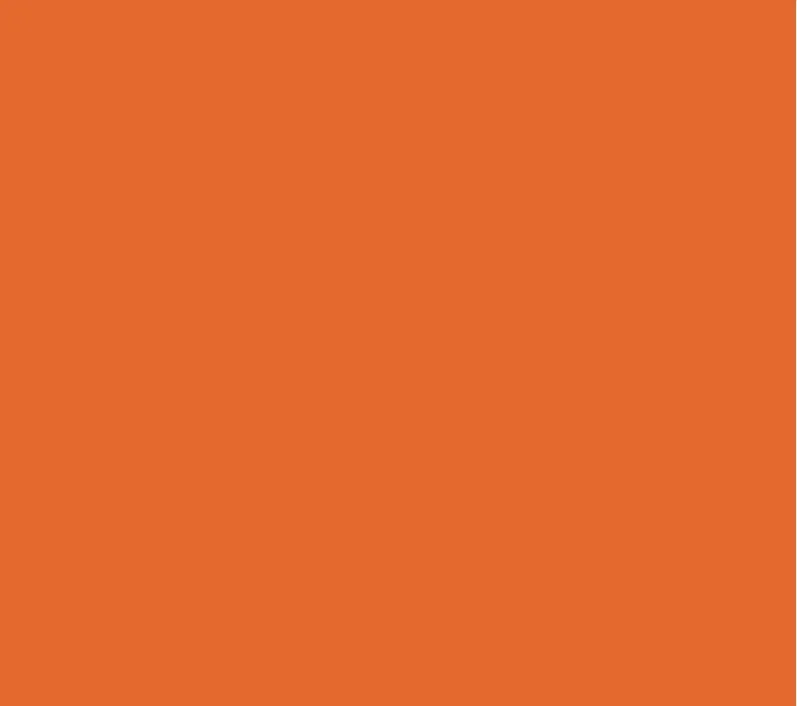 Plain orange background with no objects or details.