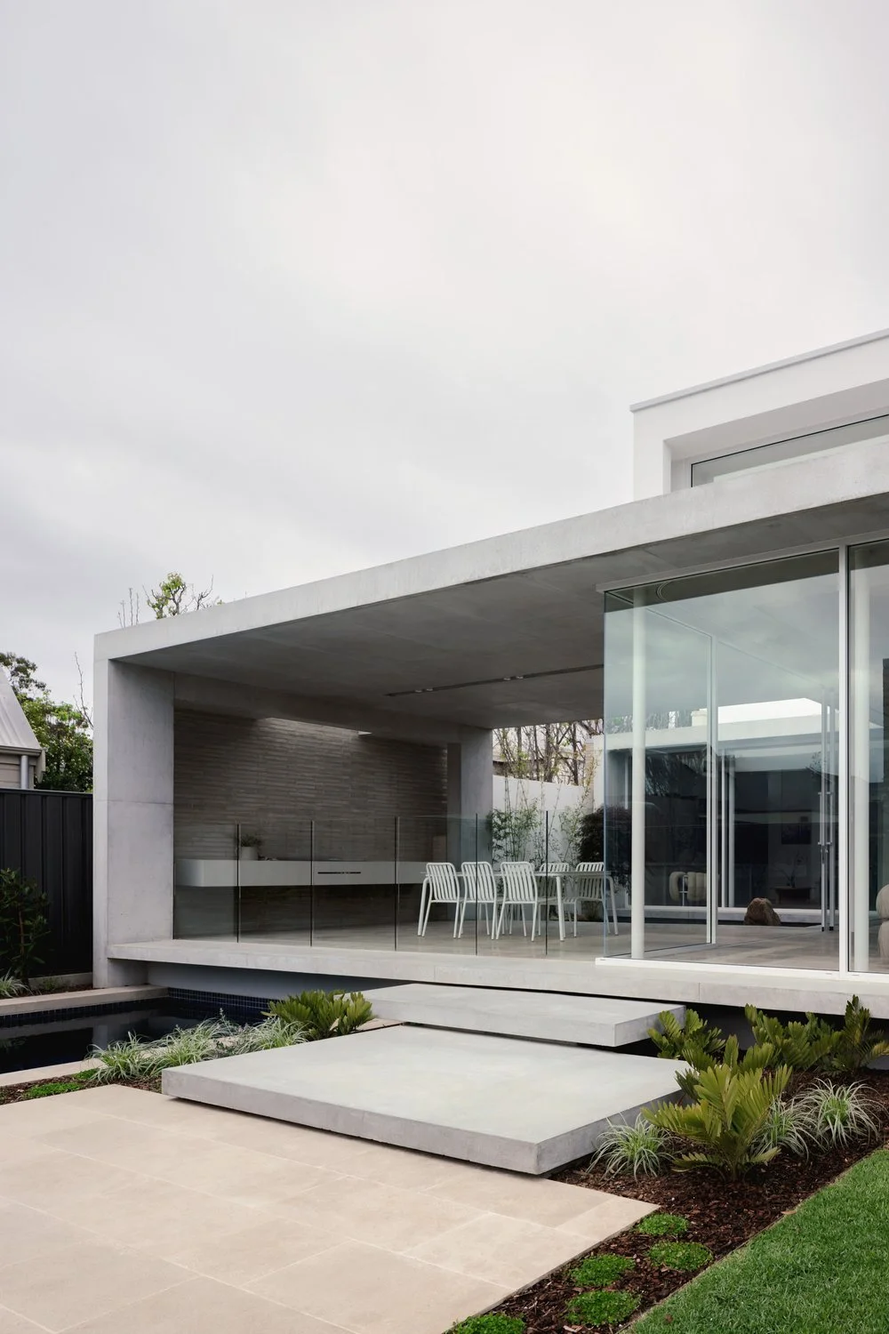 Modern grey house