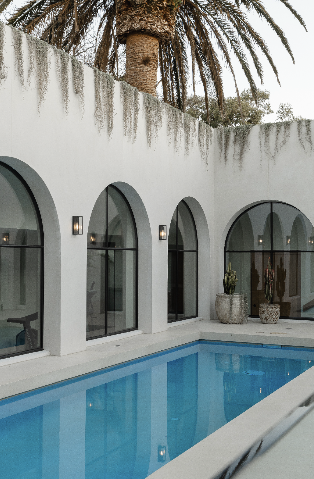 xbond microcement walls and exterior flooring