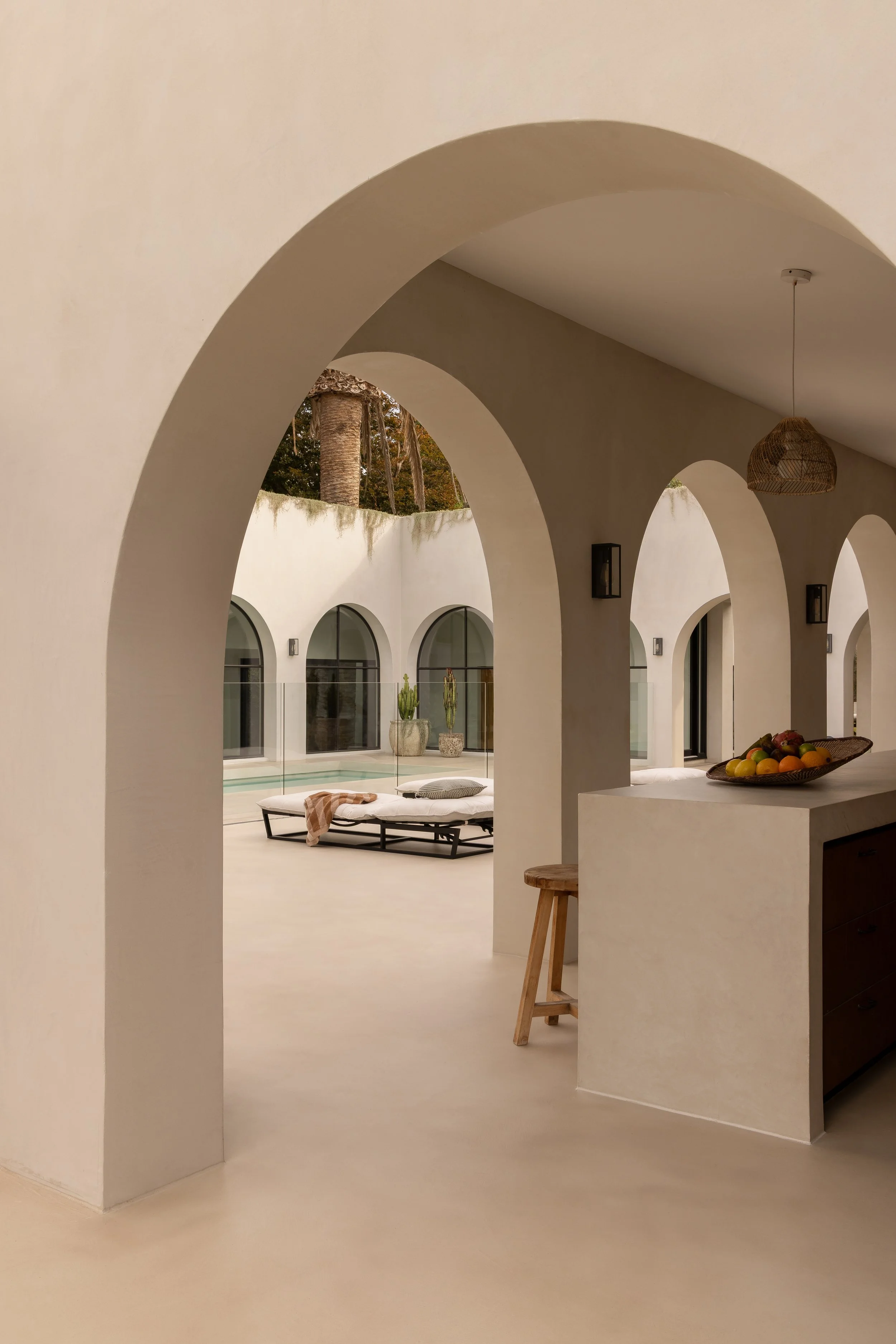 x-bond microcement external walls and flooring