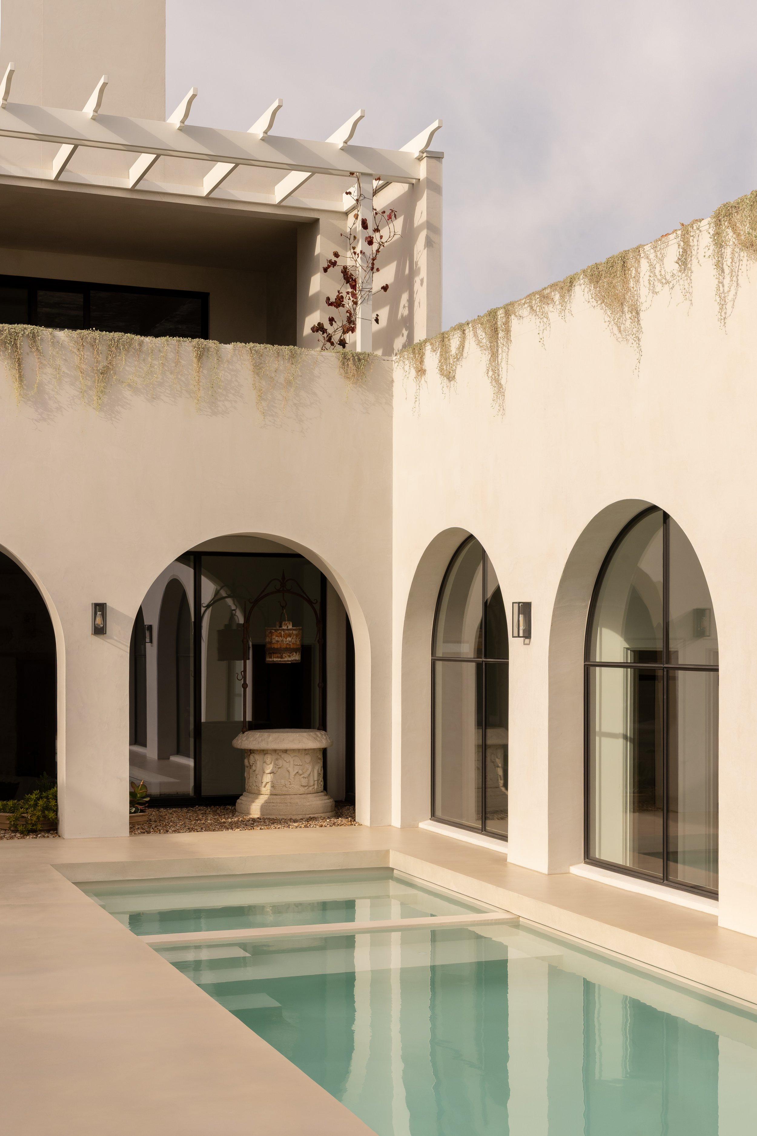 x-bond microcement exterior pool area