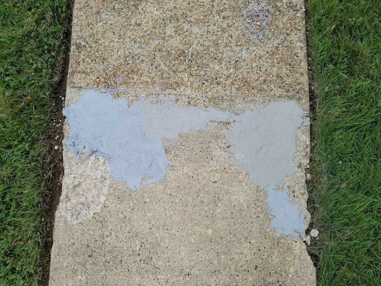 patchy concrete repair
