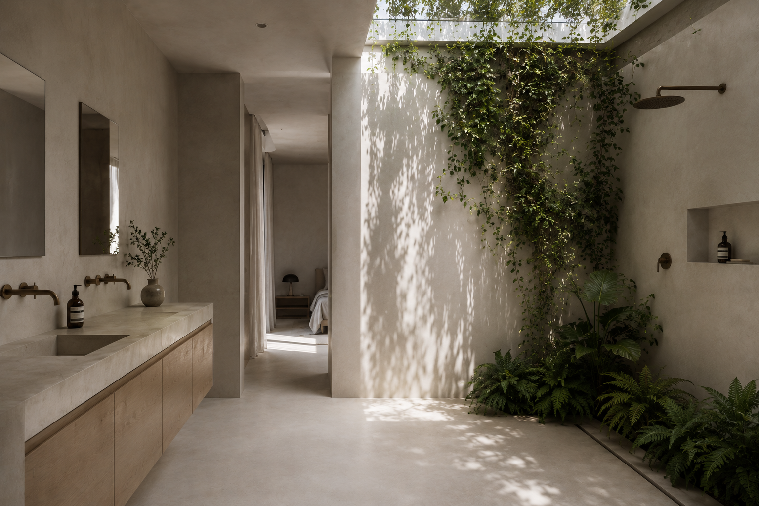 How Microcement Supports Biophilic Design