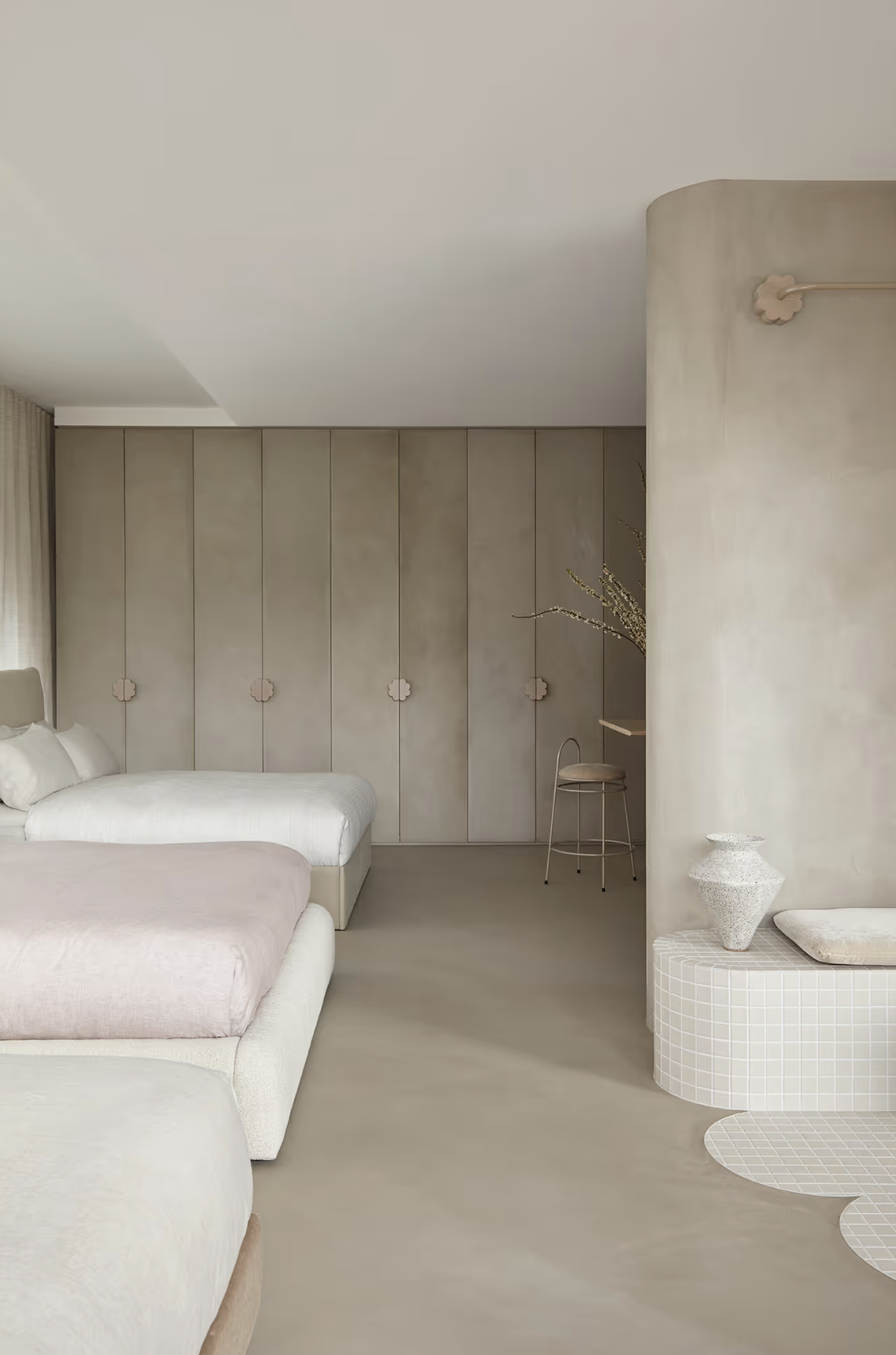 x-bond microcement walls and floor