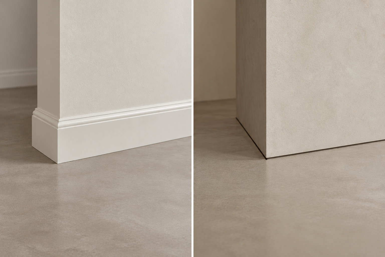 seamless skirting boards