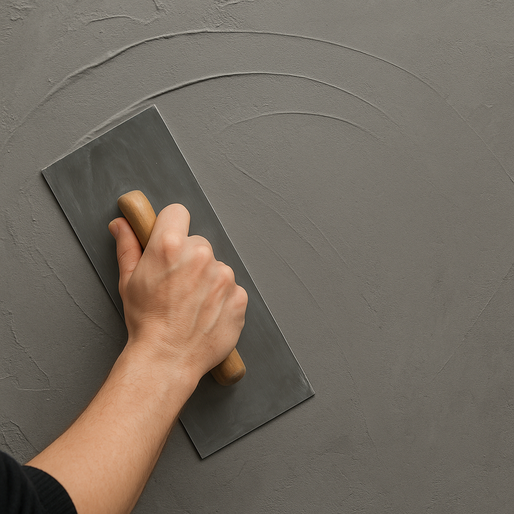 X-Bond Application with hand trowel