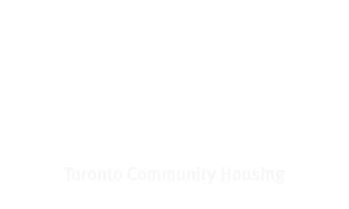Logo of Toronto Community Housing with a stylized house icon and the organization name.